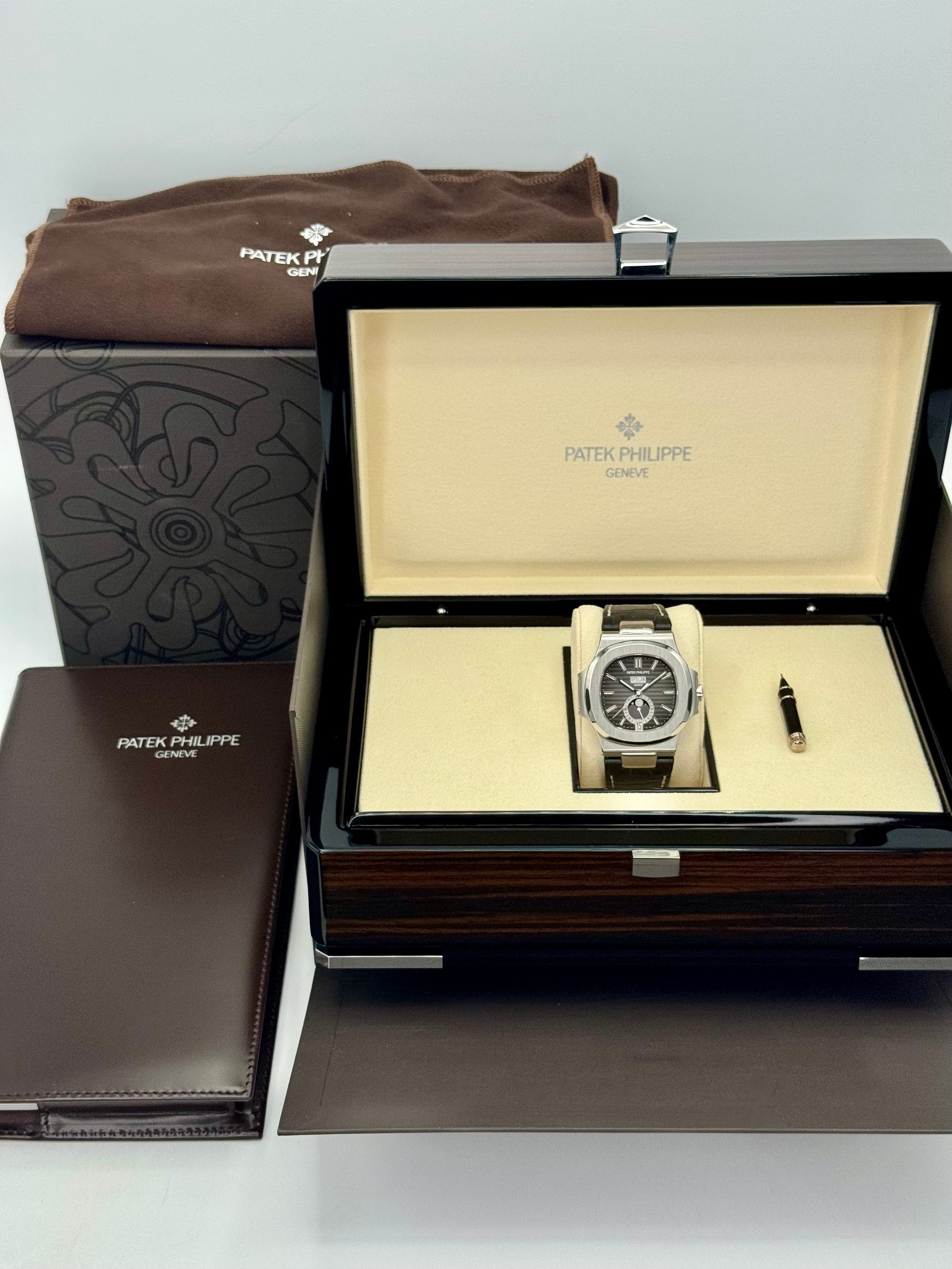 2021 Patek Philippe Nautilus 40.5mm 5726A Black Dial - MyWatchLLC