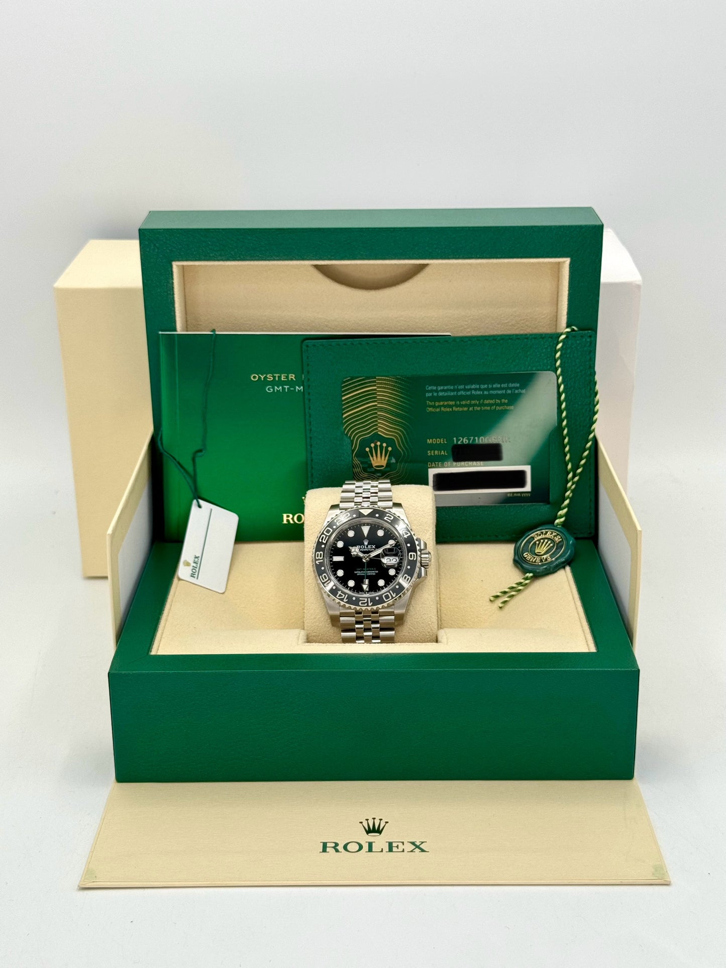 NEW 2024 Rolex GMT-Master II "Bruce Wayne" 40mm 126710GRNR Black Dial - MyWatchLLC