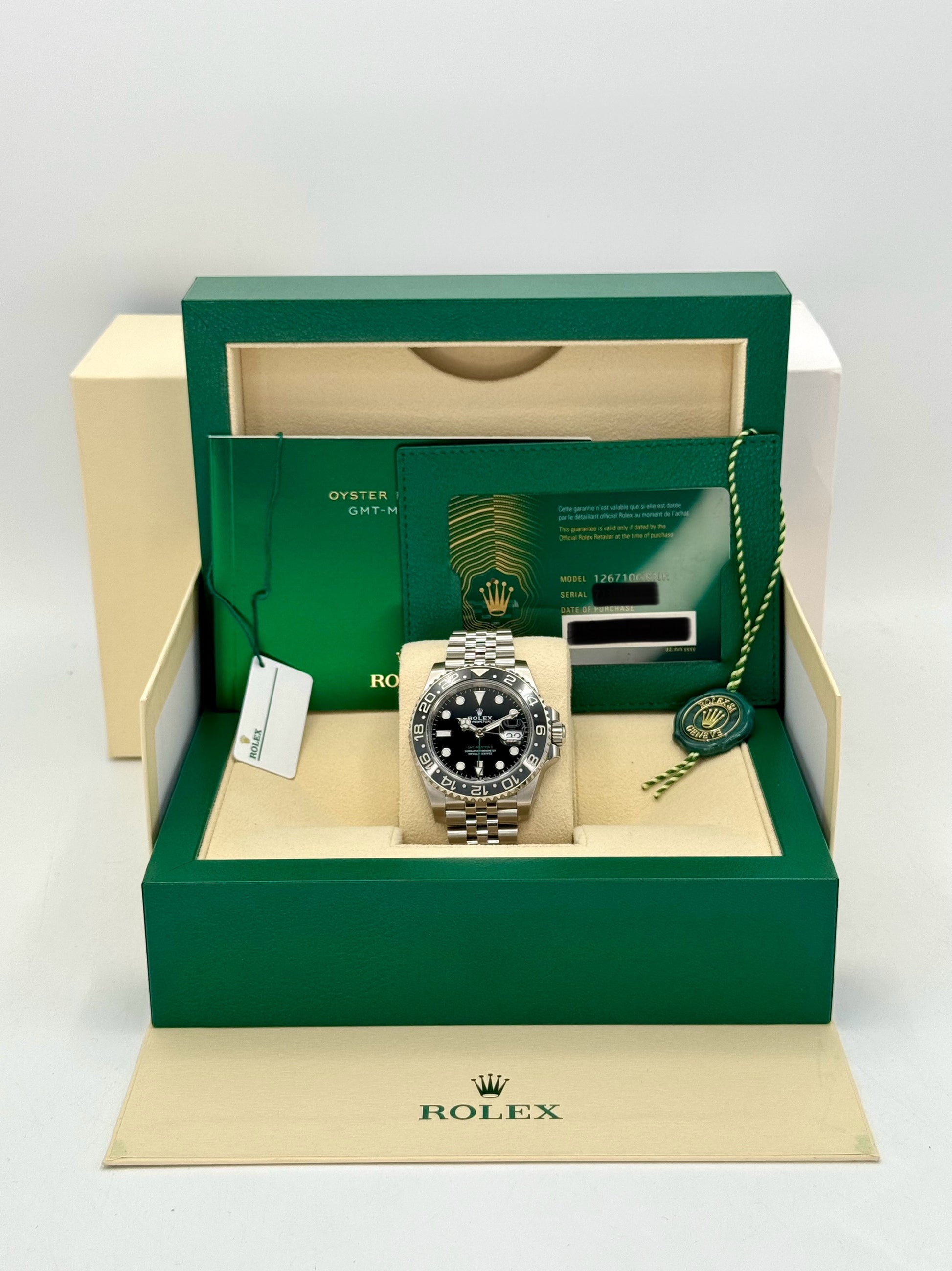 NEW 2024 Rolex GMT-Master II "Bruce Wayne" 40mm 126710GRNR Black Dial - MyWatchLLC