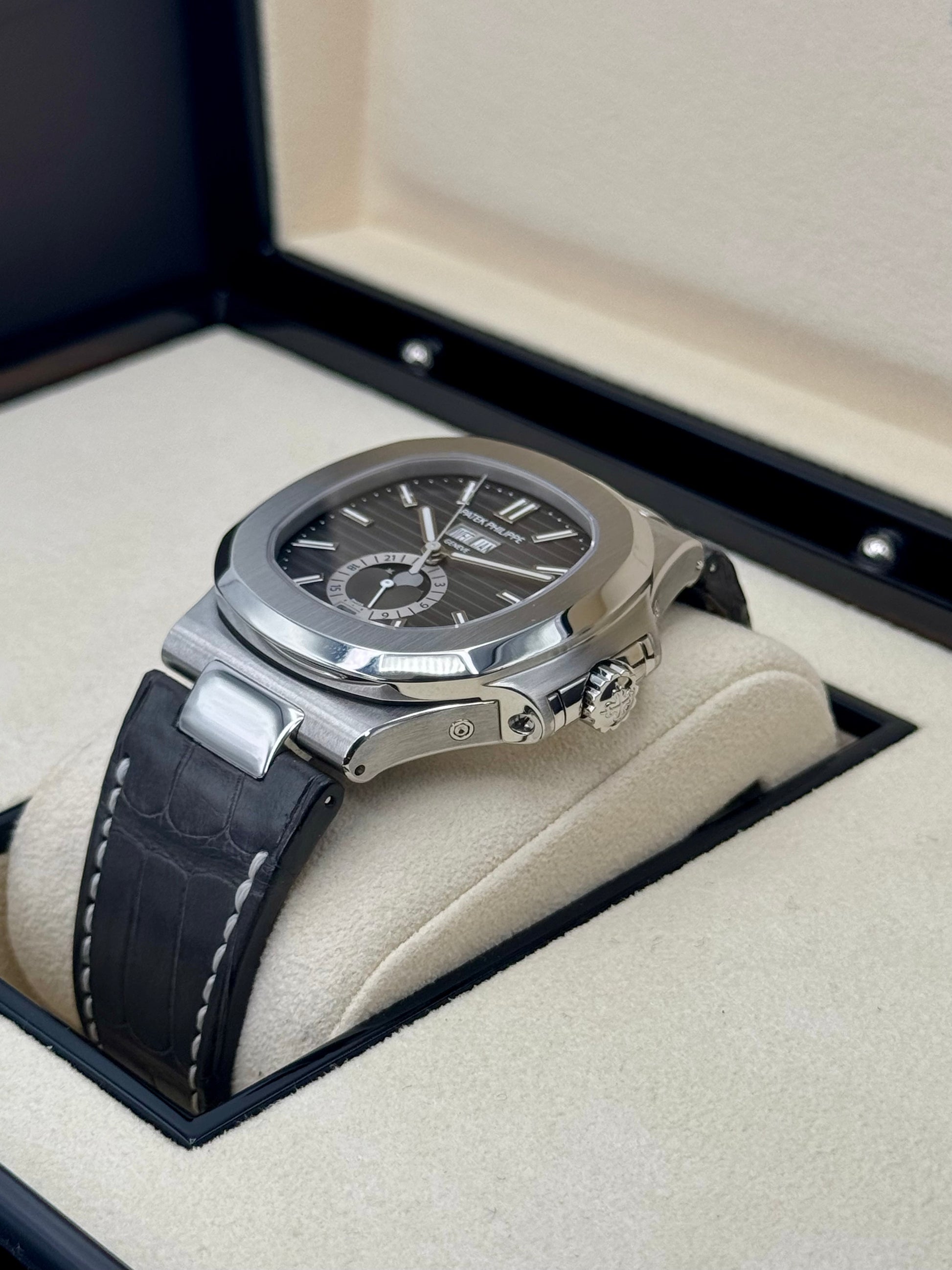 2021 Patek Philippe Nautilus 40.5mm 5726A Black Dial - MyWatchLLC