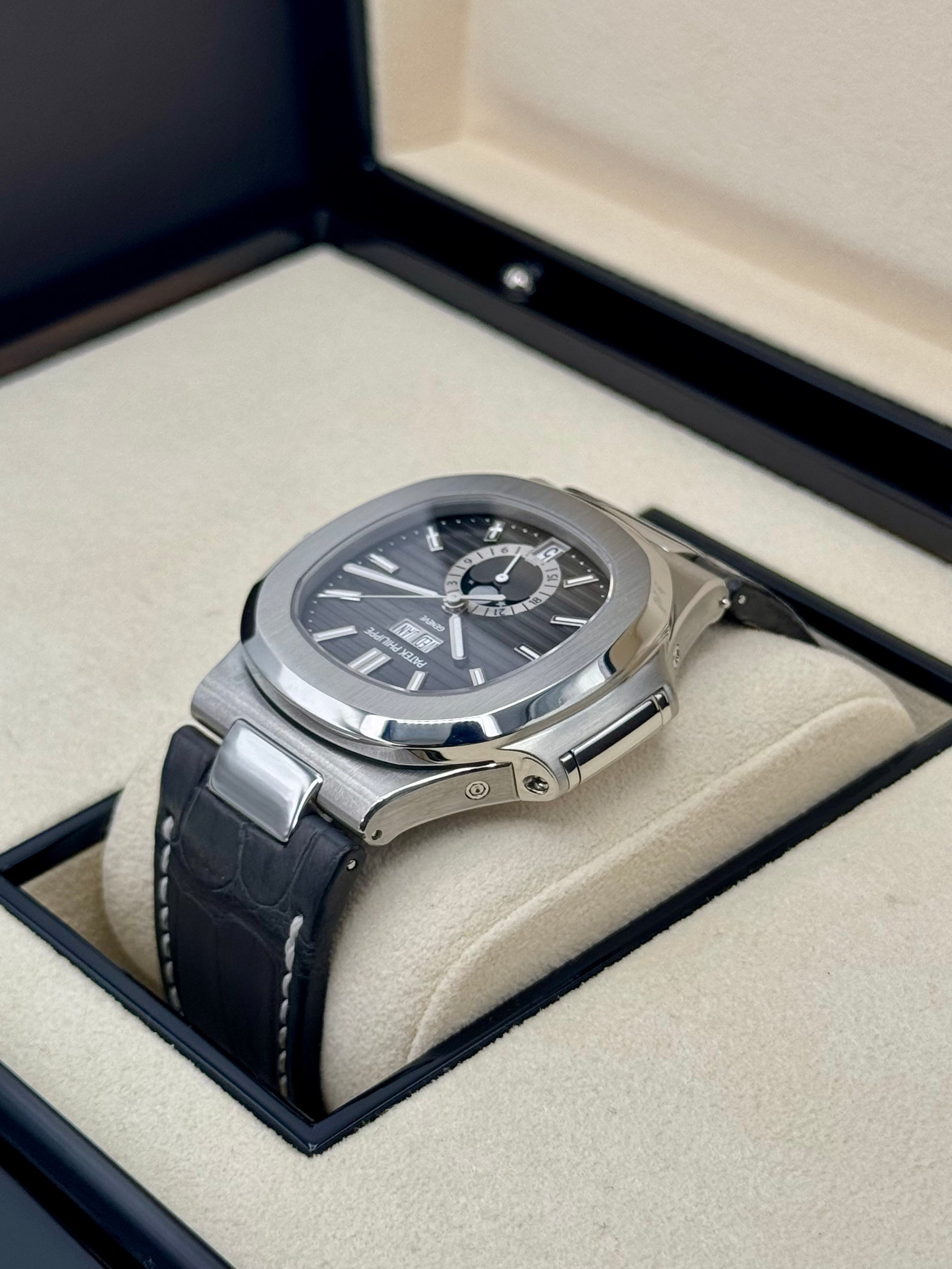 2021 Patek Philippe Nautilus 40.5mm 5726A Black Dial - MyWatchLLC