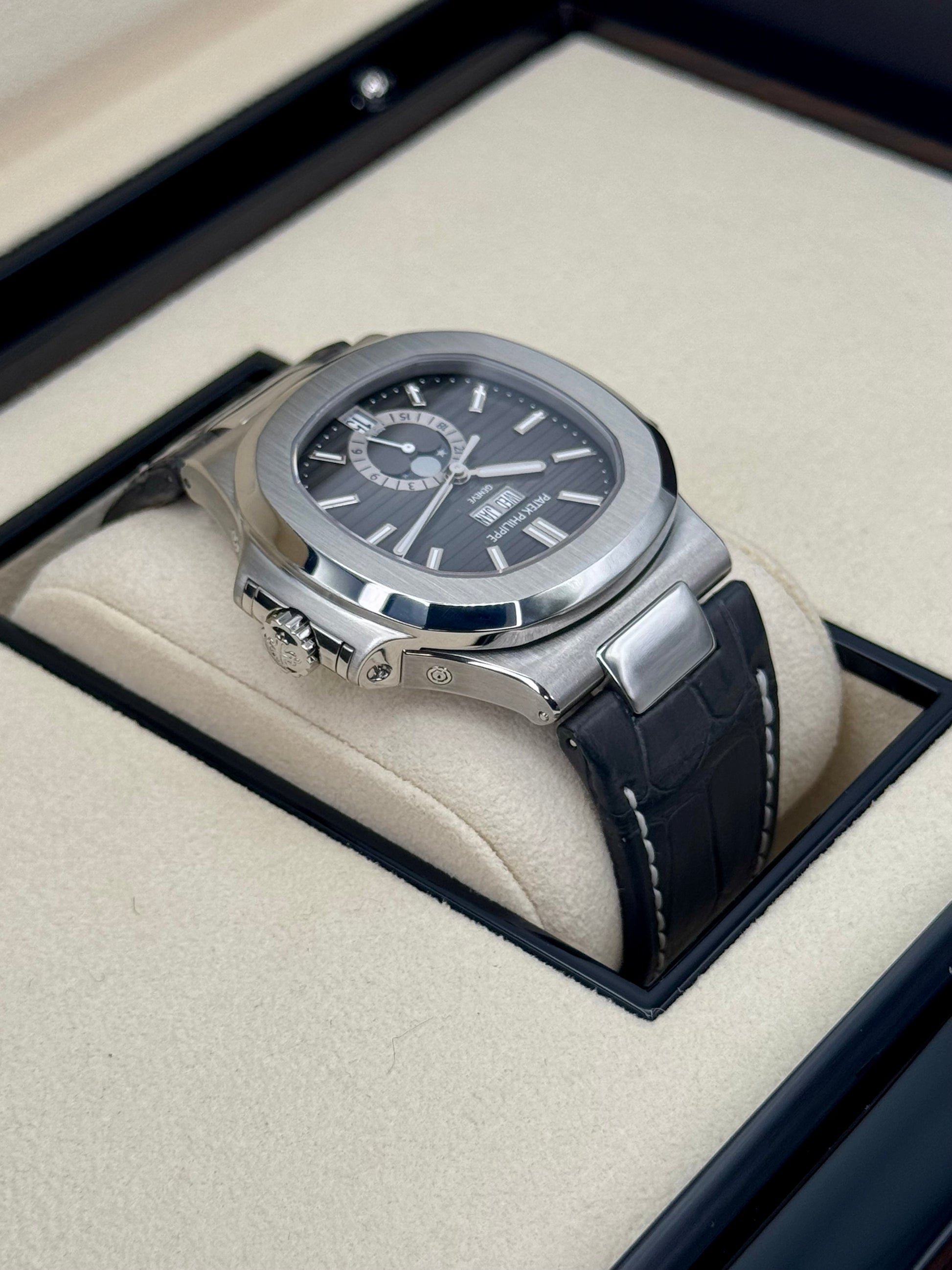 2021 Patek Philippe Nautilus 40.5mm 5726A Black Dial - MyWatchLLC