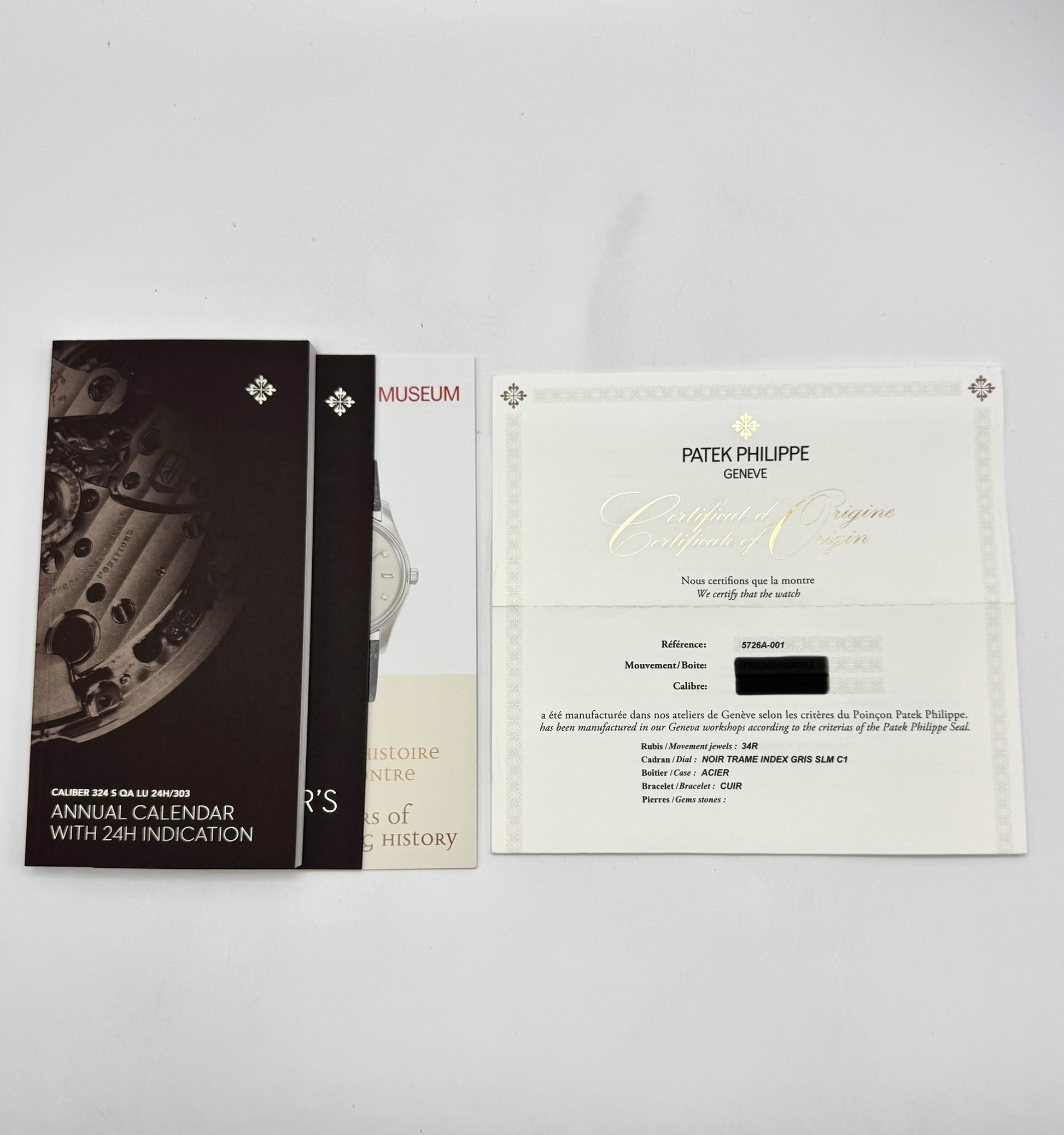 2021 Patek Philippe Nautilus 40.5mm 5726A Black Dial - MyWatchLLC