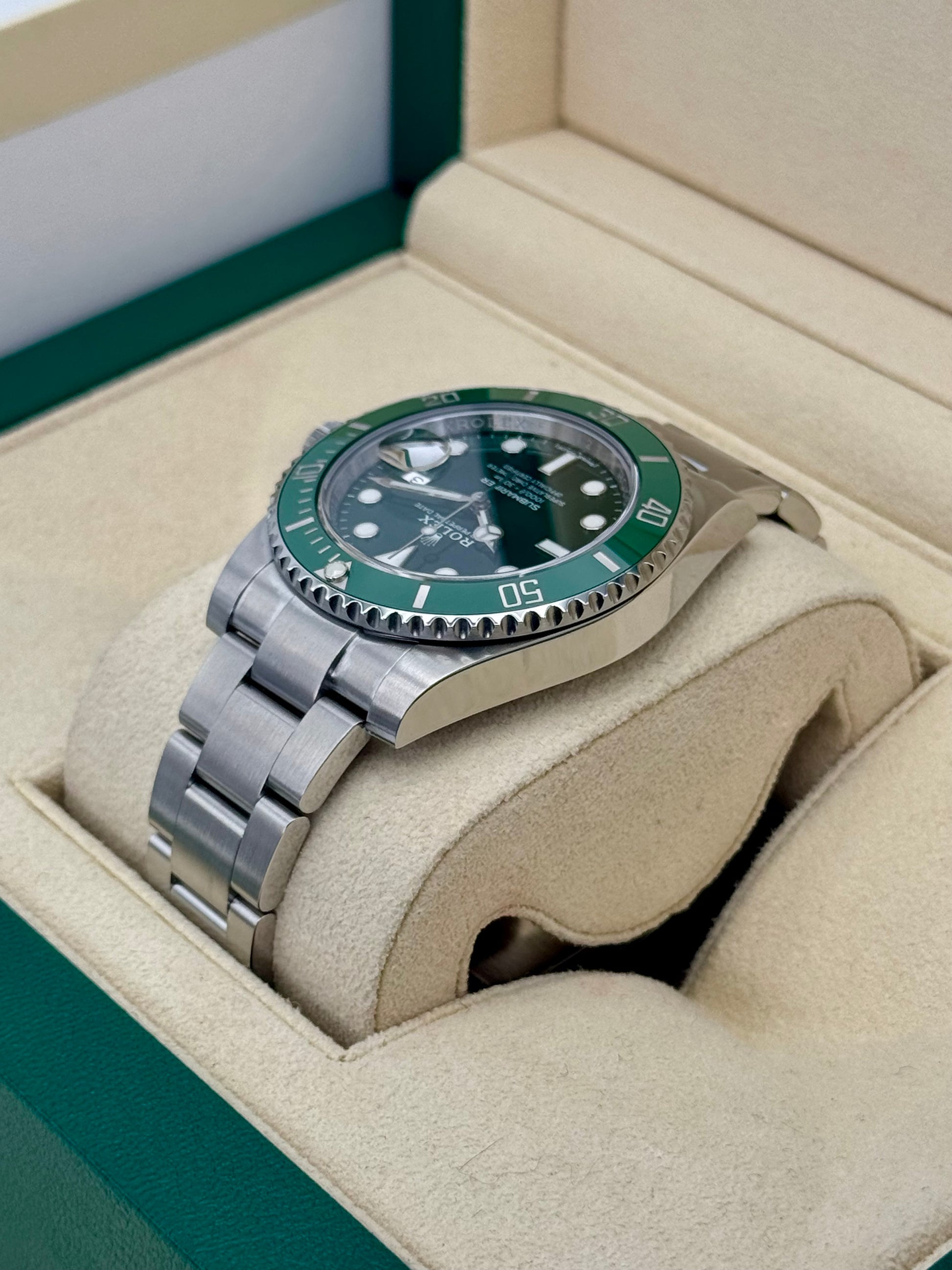 2018 Rolex Submariner “Hulk” 40mm 116610LV Green Dial - MyWatchLLC