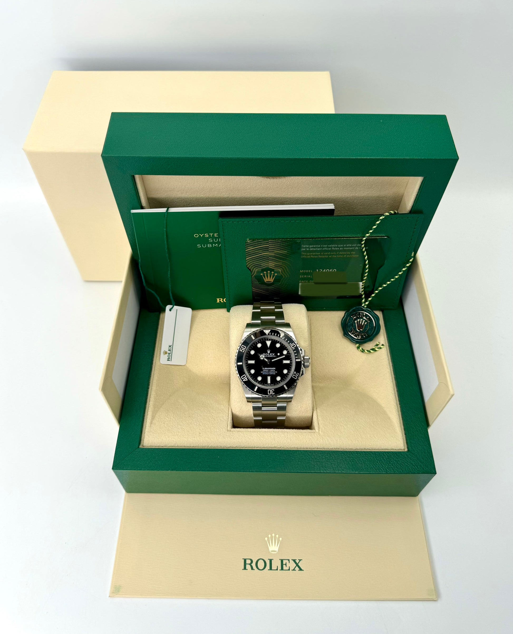 NEW 2023 Rolex Submariner 41mm 124060 Stainless Steel Black Dial - MyWatchLLC