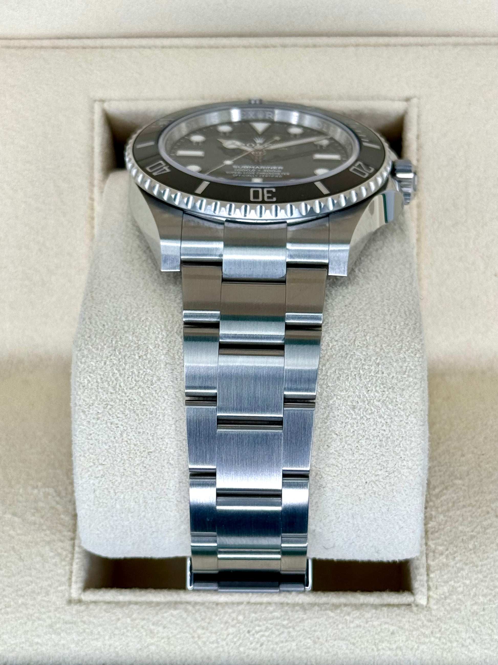 NEW 2023 Rolex Submariner 41mm 124060 Stainless Steel Black Dial - MyWatchLLC