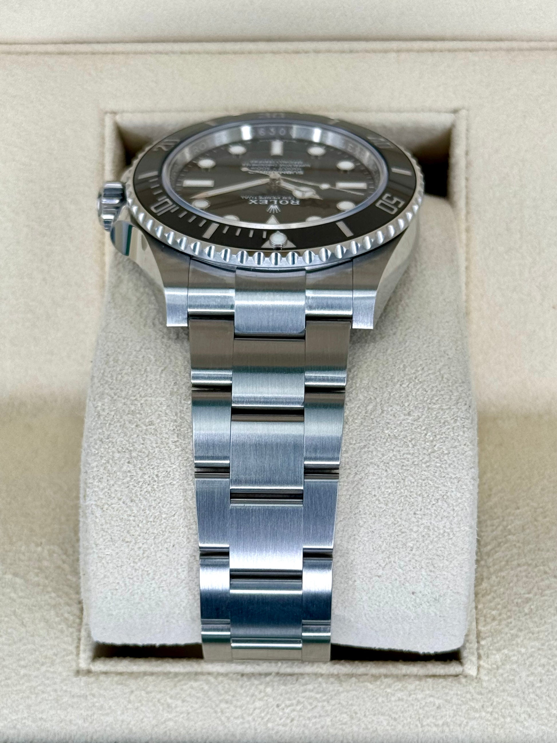 NEW 2023 Rolex Submariner 41mm 124060 Stainless Steel Black Dial - MyWatchLLC