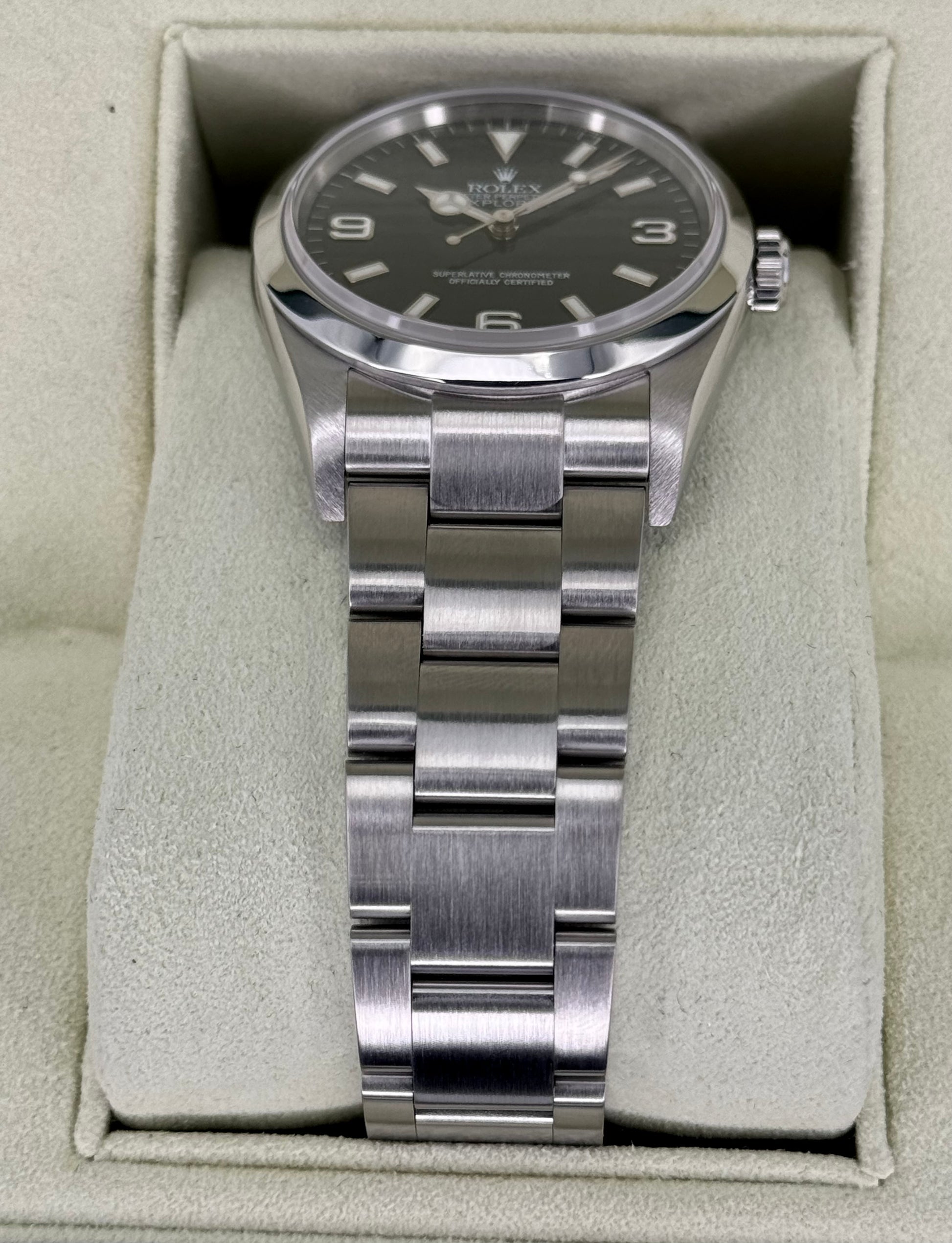 2007 Rolex Explorer 36mm 114270 Stainless Steel Black Dial - MyWatchLLC
