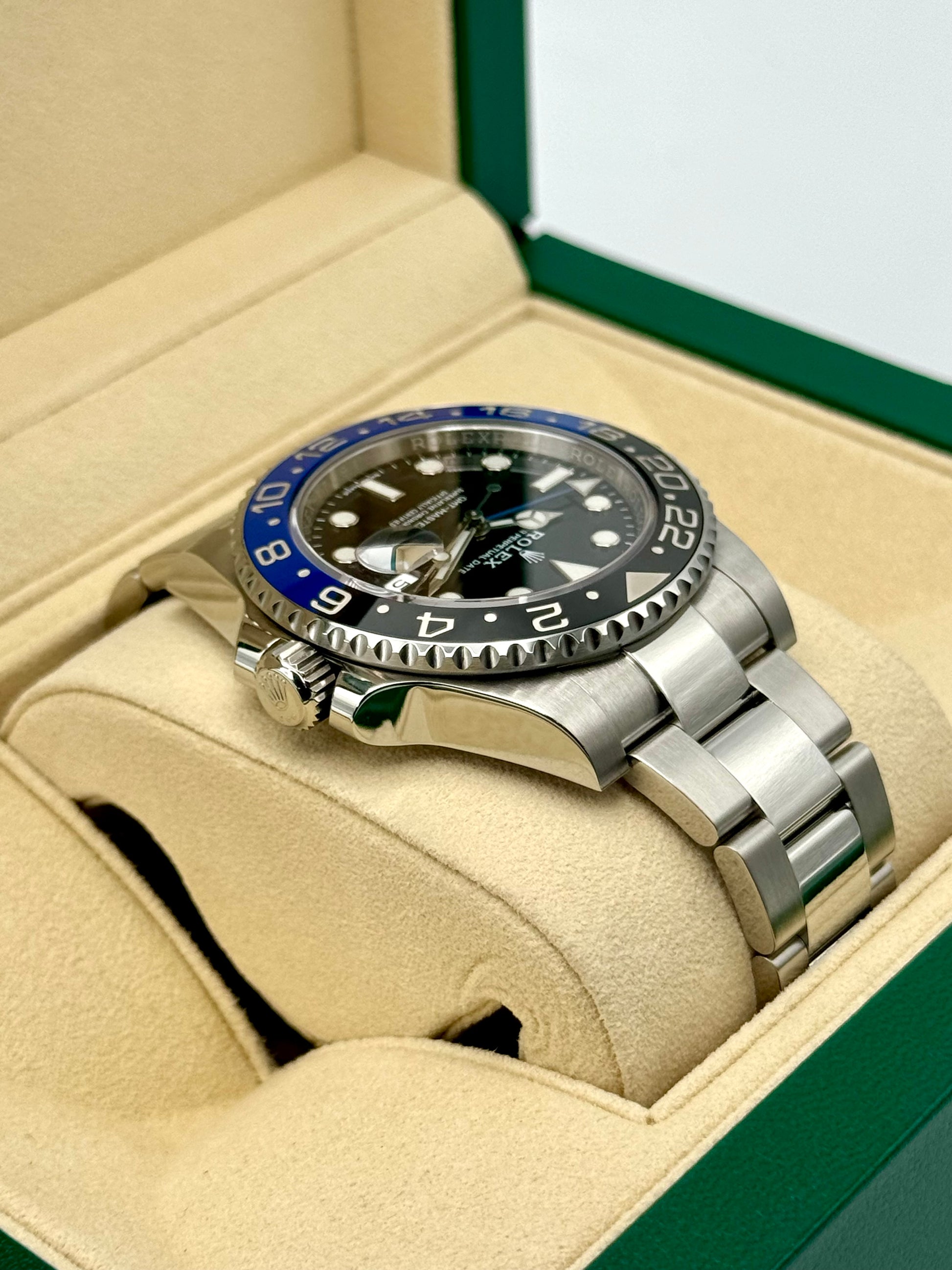 2019 Rolex GMT-Master II "Batman" 40mm 116710BLNR Oyster - MyWatchLLC