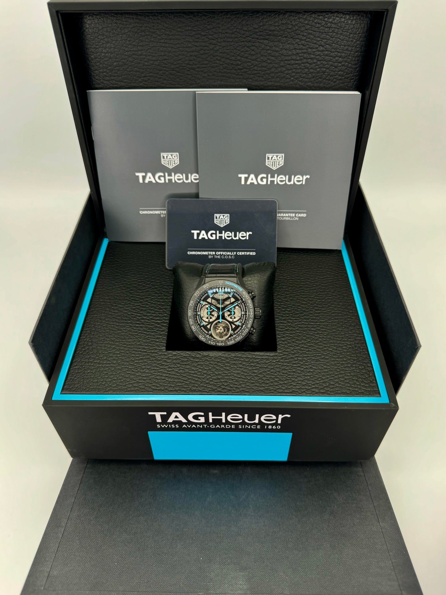 TAG Heuer Carrera Tourbillon Chronograph 45mm CAR5A97 Limited Edition - MyWatchLLC