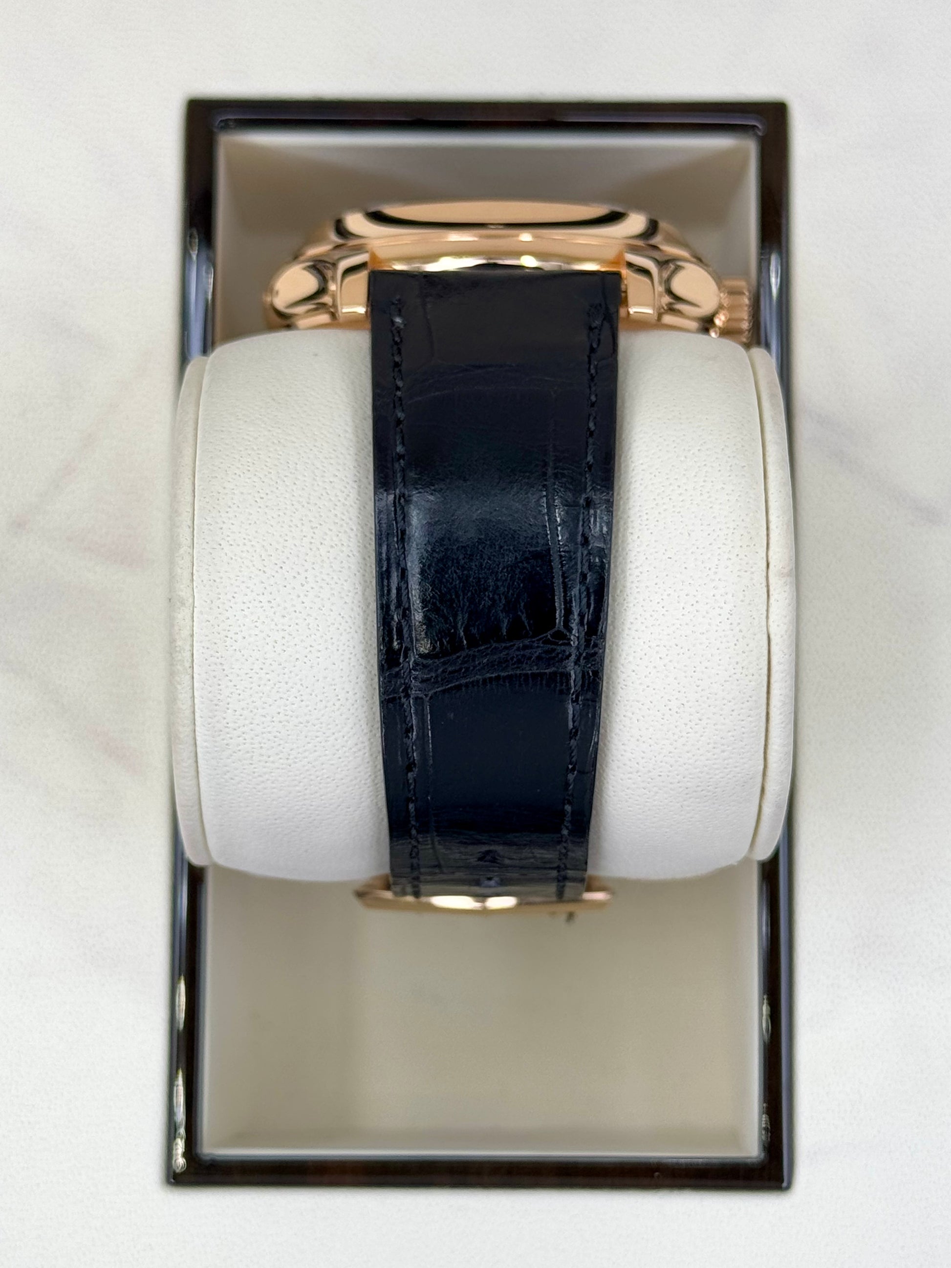 2014 Patek Philippe Annual Calender 40mm 5205R Rose Gold Black Dial - MyWatchLLC