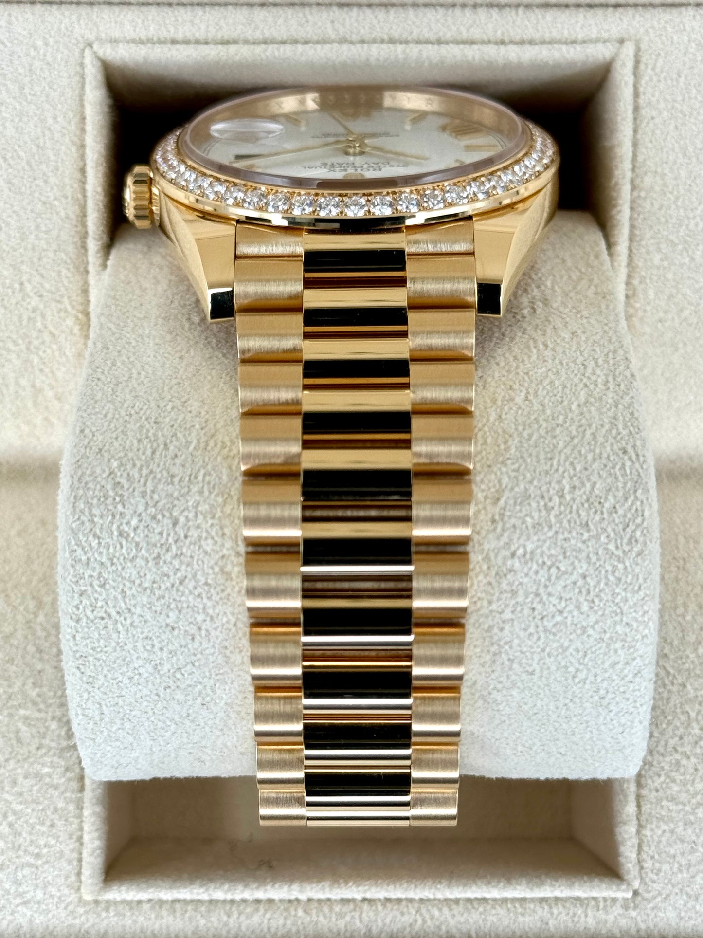 New 2024 Rolex Day-Date 40mm 228348RBR Presidential White Dial - MyWatchLLC