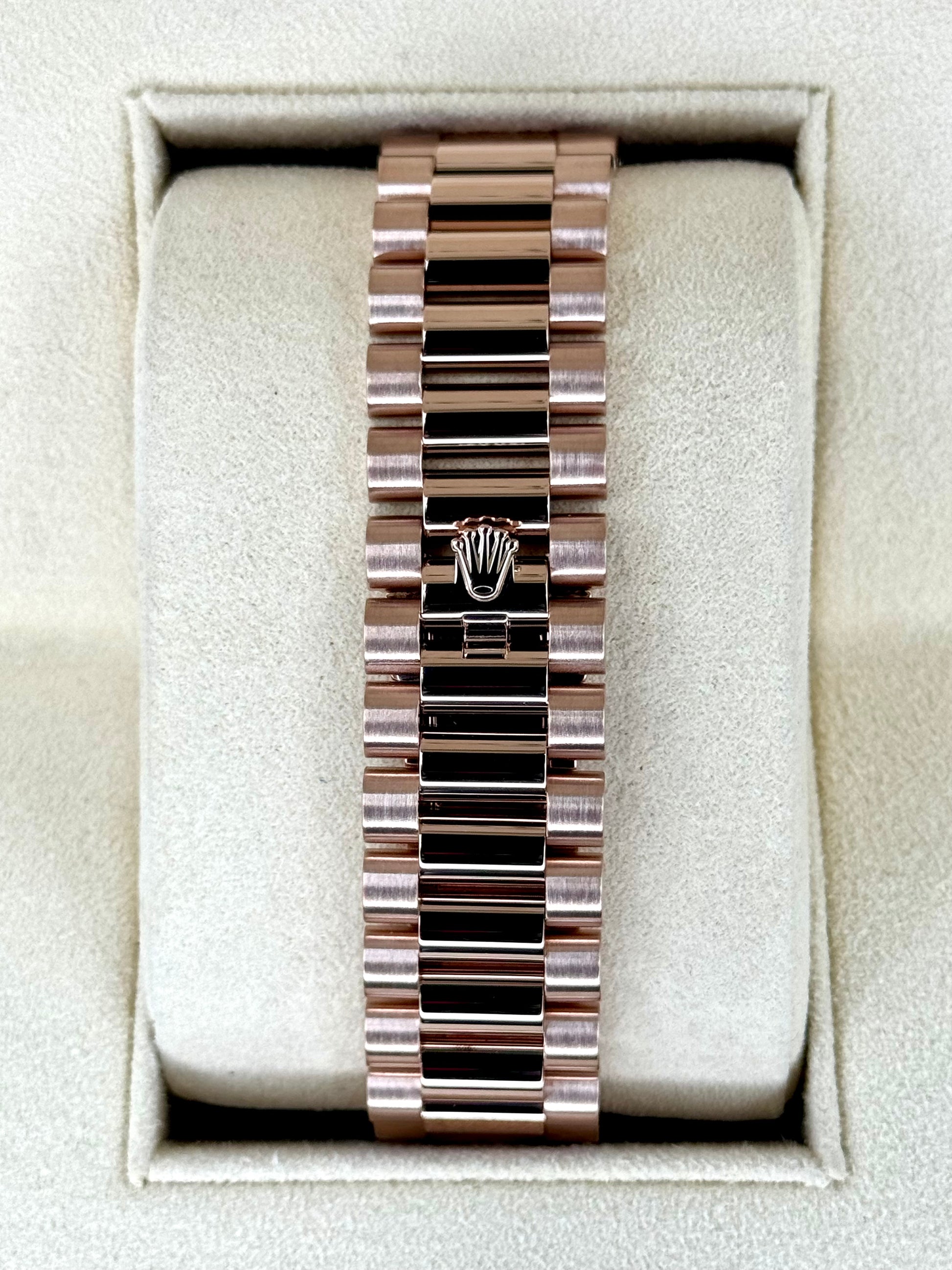 2019 Rolex Day-Date 40mm 228235 Presidential Rose Gold Olive Dial - MyWatchLLC