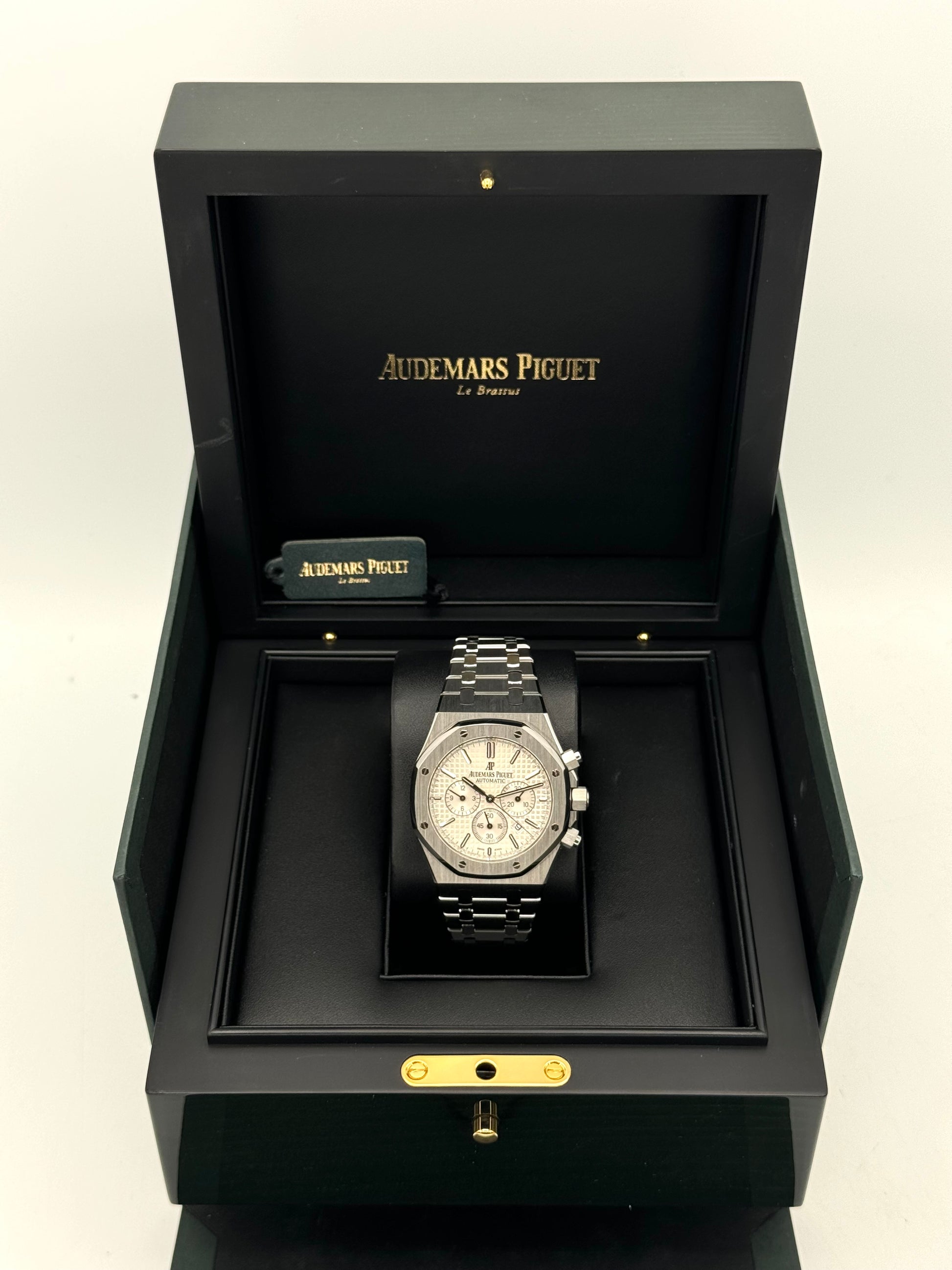 2016 Audemars Piguet Royal Oak Chronograph 41mm 26320ST White Dial - MyWatchLLC