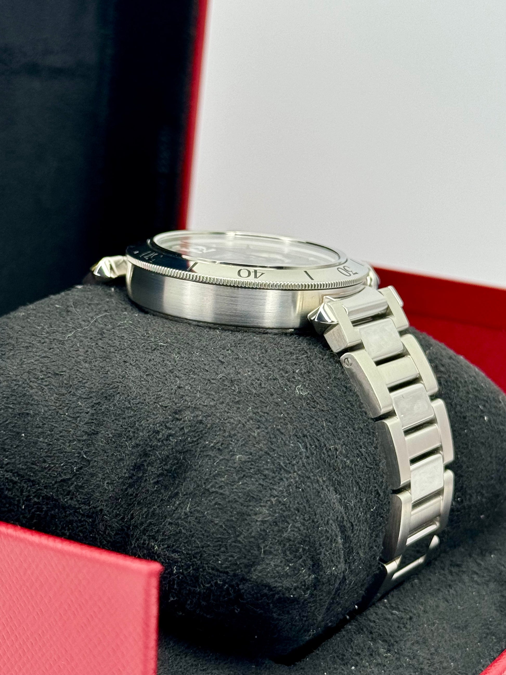 NEW 2023 Cartier Pasha 41mm Wspa0027 Chronograph Grey Dial - MyWatchLLC