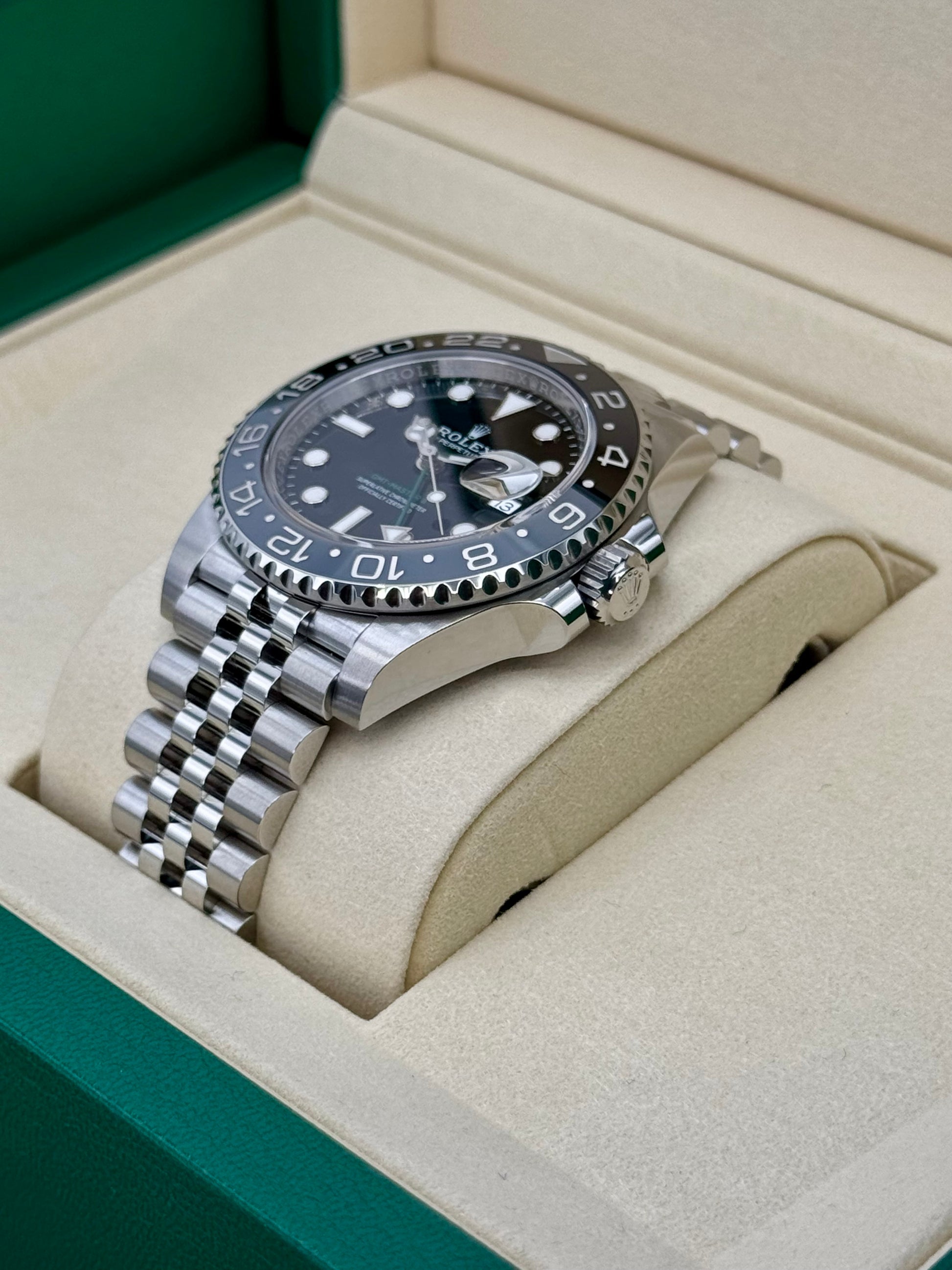 NEW 2025 Rolex GMT-Master II "Bruce Wayne" 40mm 126710GRNR Jubilee - MyWatchLLC