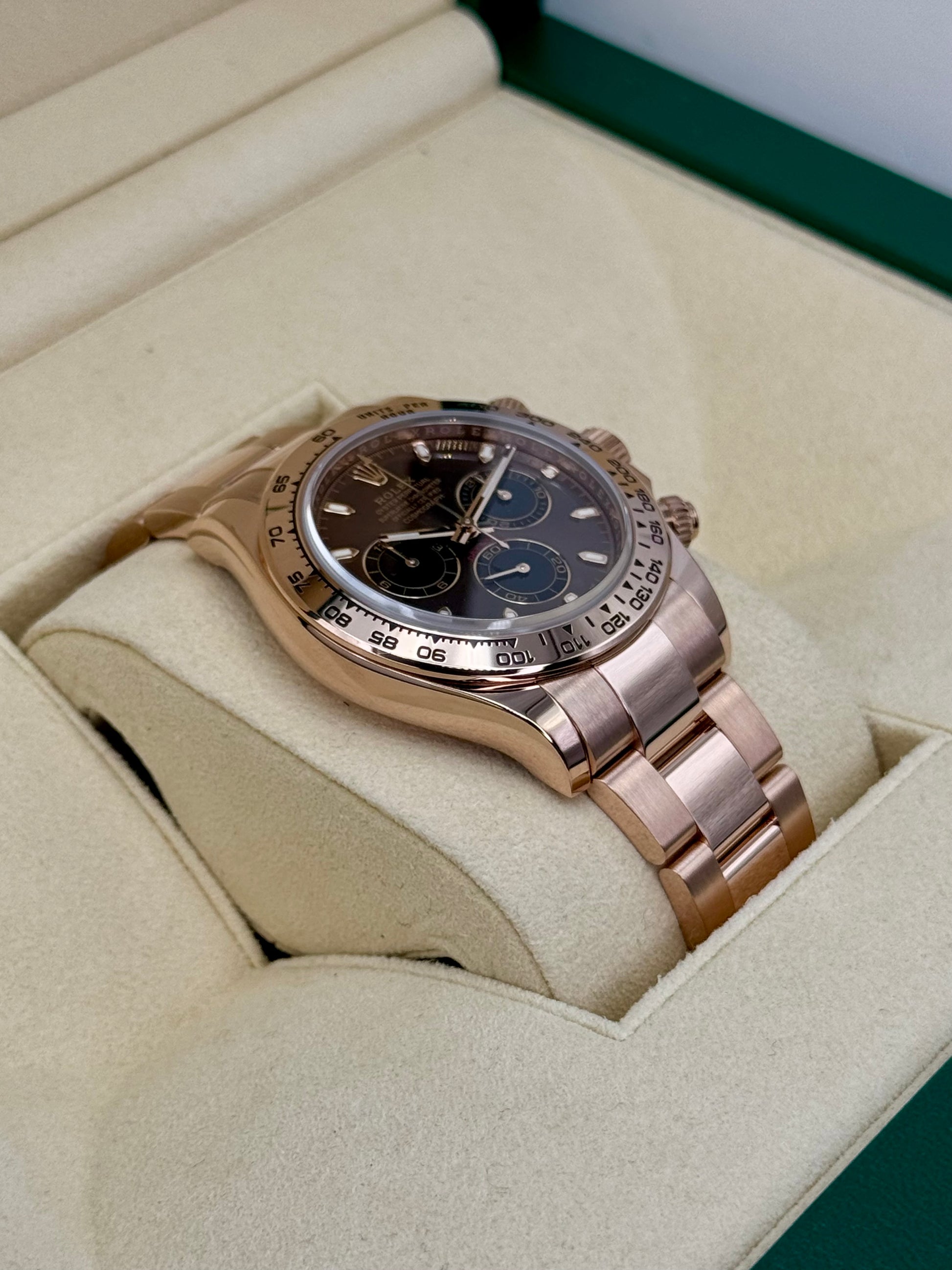 2023 Rolex Daytona 40mm 116505 Rose Gold Chocolate Dial - MyWatchLLC