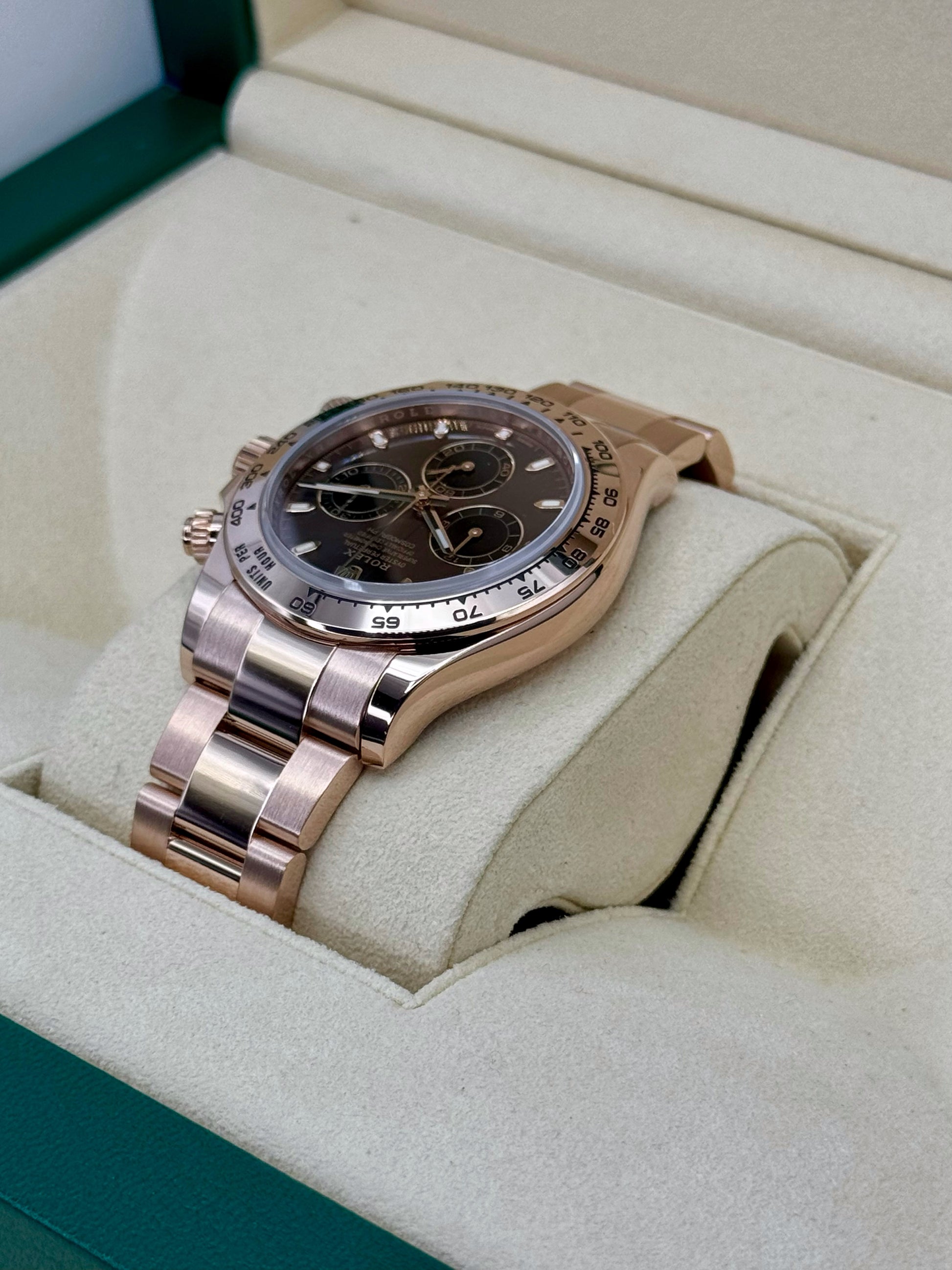 2023 Rolex Daytona 40mm 116505 Rose Gold Chocolate Dial - MyWatchLLC