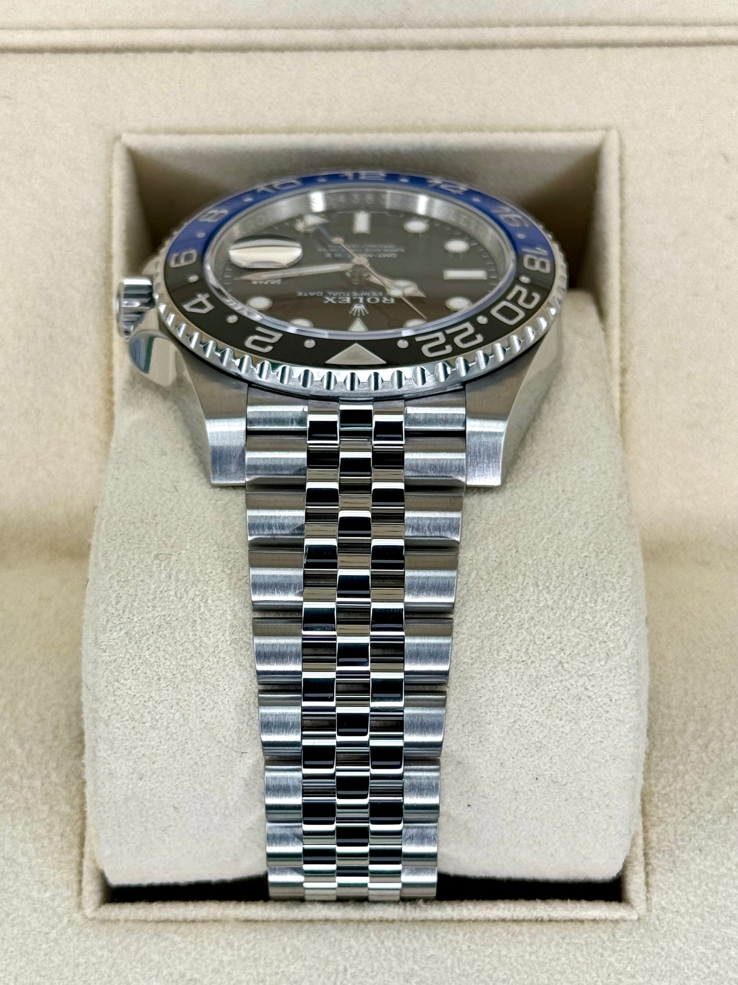 2022 Rolex GMT-Master II "Batgirl" 40mm 126710BLNR Jubilee Black Dial - MyWatchLLC