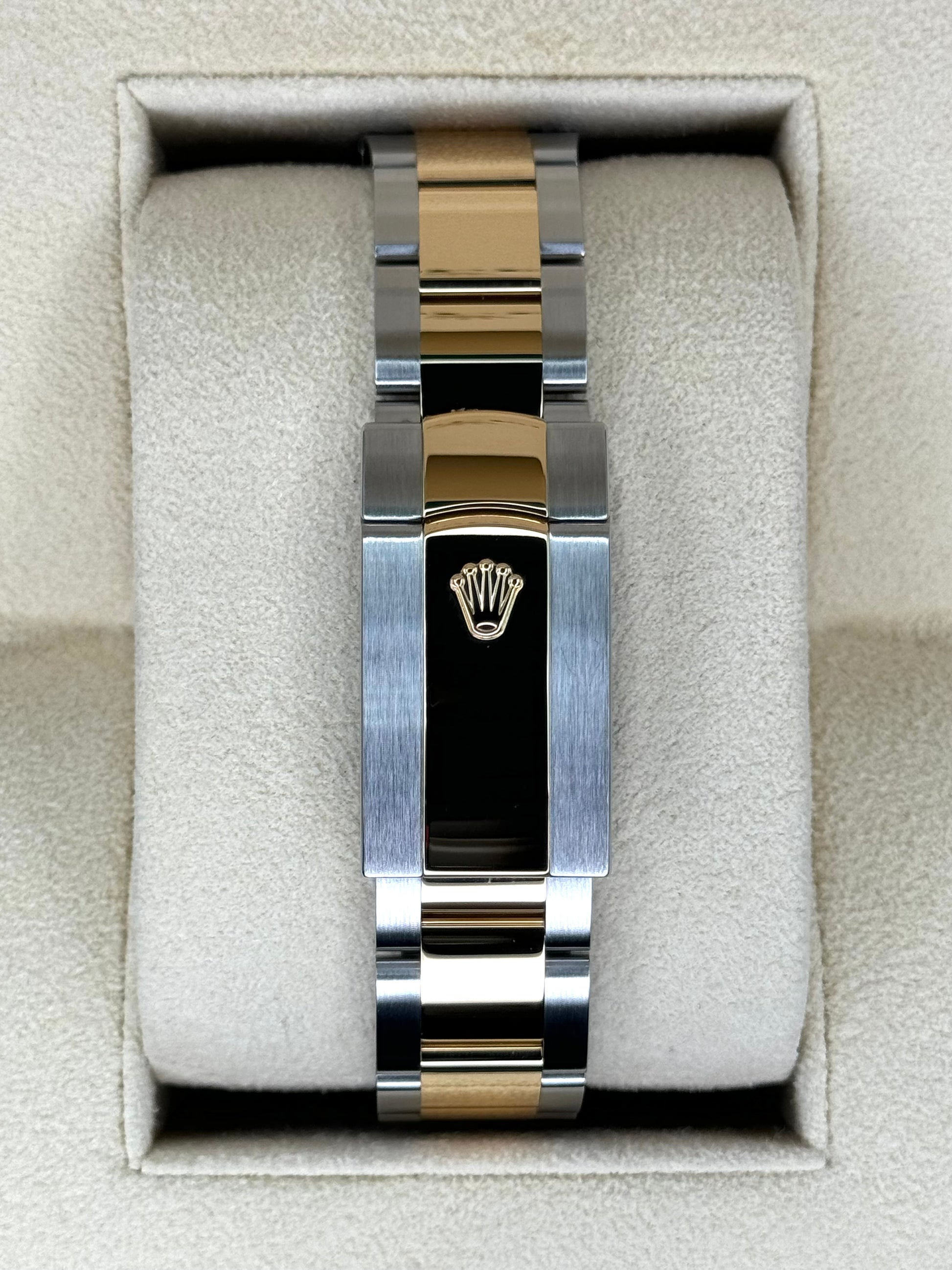 2023 Rolex Datejust 41mm 126303 Two-Tone Oyster Black Diamond Dial - MyWatchLLC