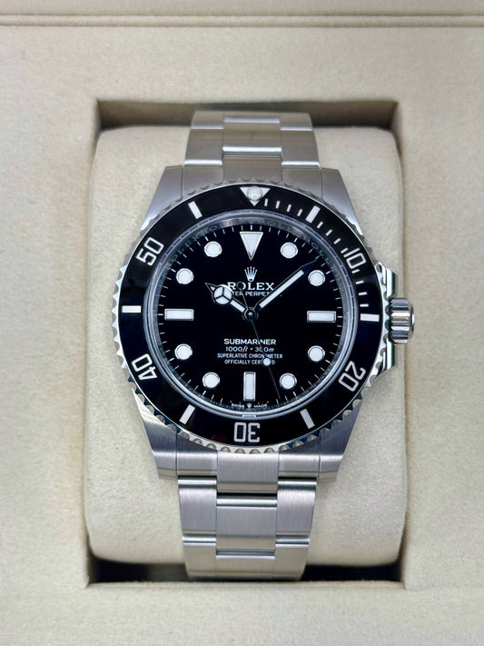 NEW 2025 Rolex Submariner 41mm 124060 Stainless Steel Black Dial - MyWatchLLC