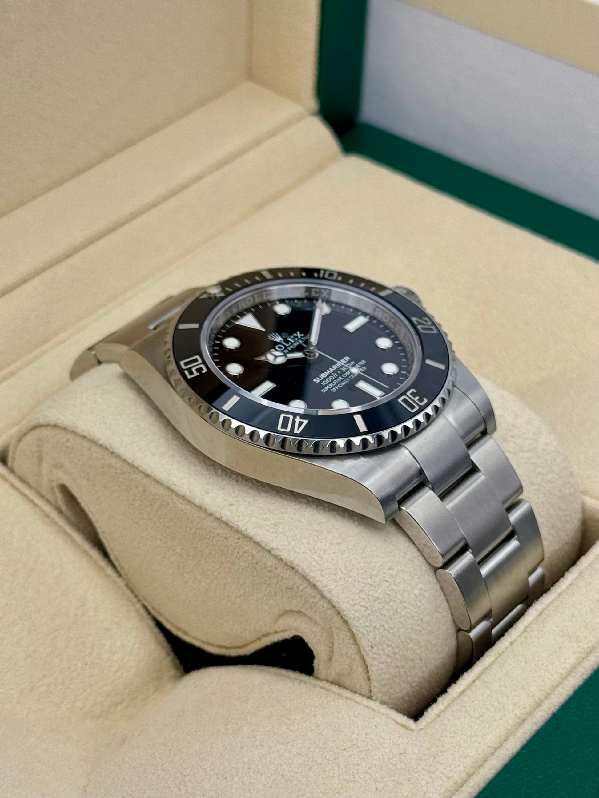 NEW 2024 Rolex Submariner 41mm 124060 Stainless Steel Black Dial - MyWatchLLC