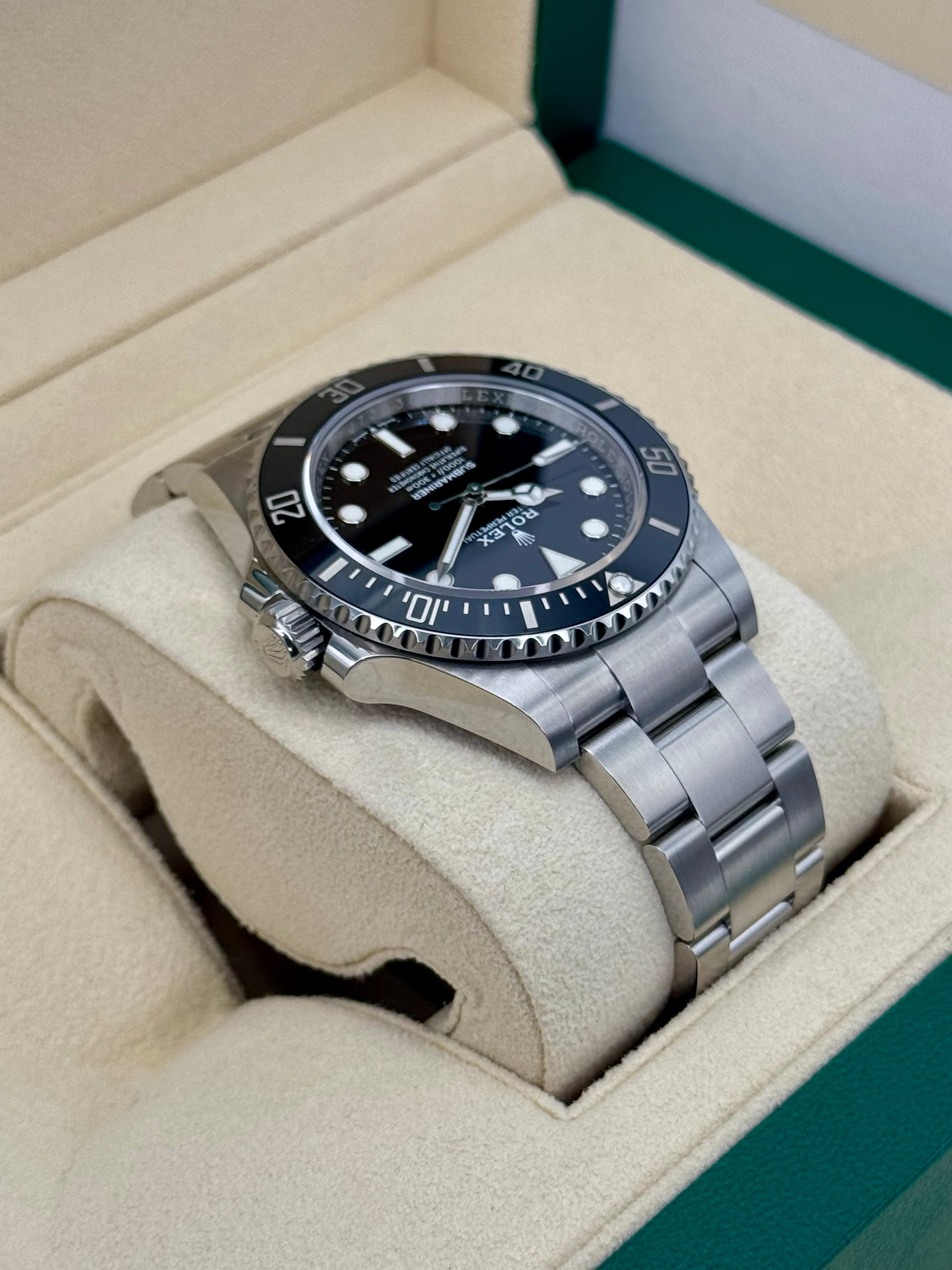 NEW 2024 Rolex Submariner 41mm 124060 Stainless Steel Black Dial - MyWatchLLC