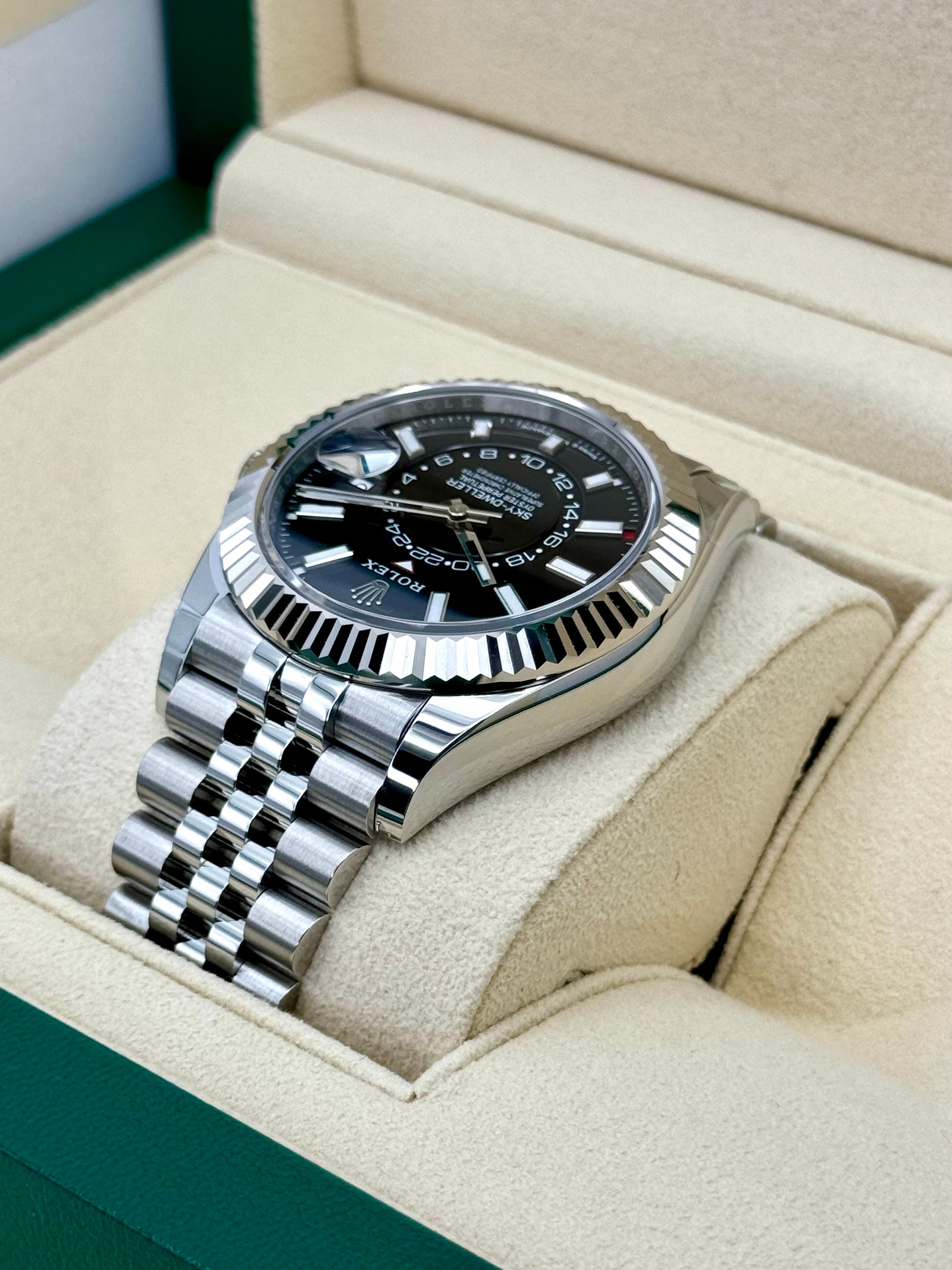 NEW 2024 Rolex Sky-Dweller 42mm 336934 Jubilee Black Dial - MyWatchLLC