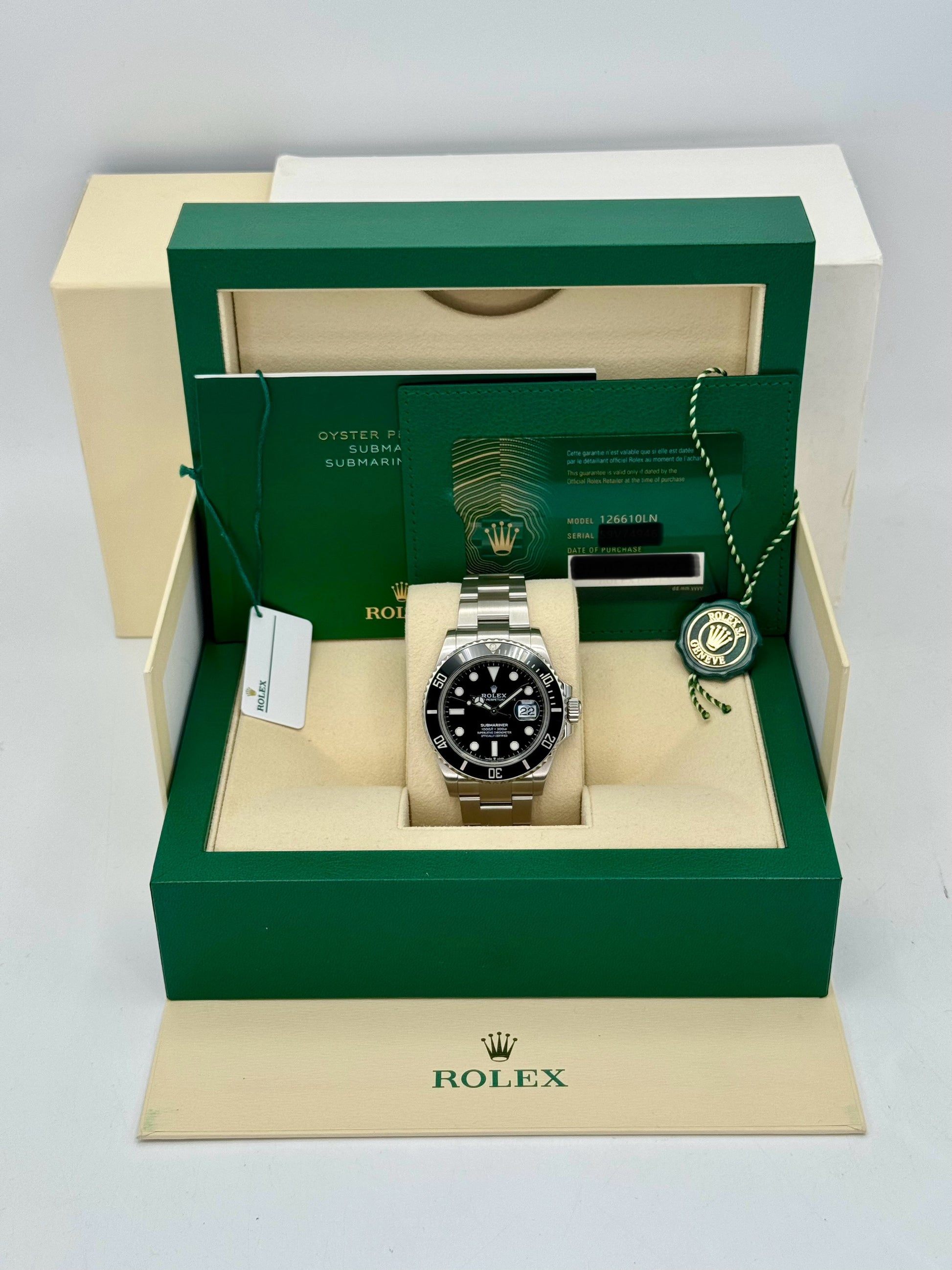 2021 Rolex Submariner 41mm 126610LN Stainless Steel Black Dial - MyWatchLLC