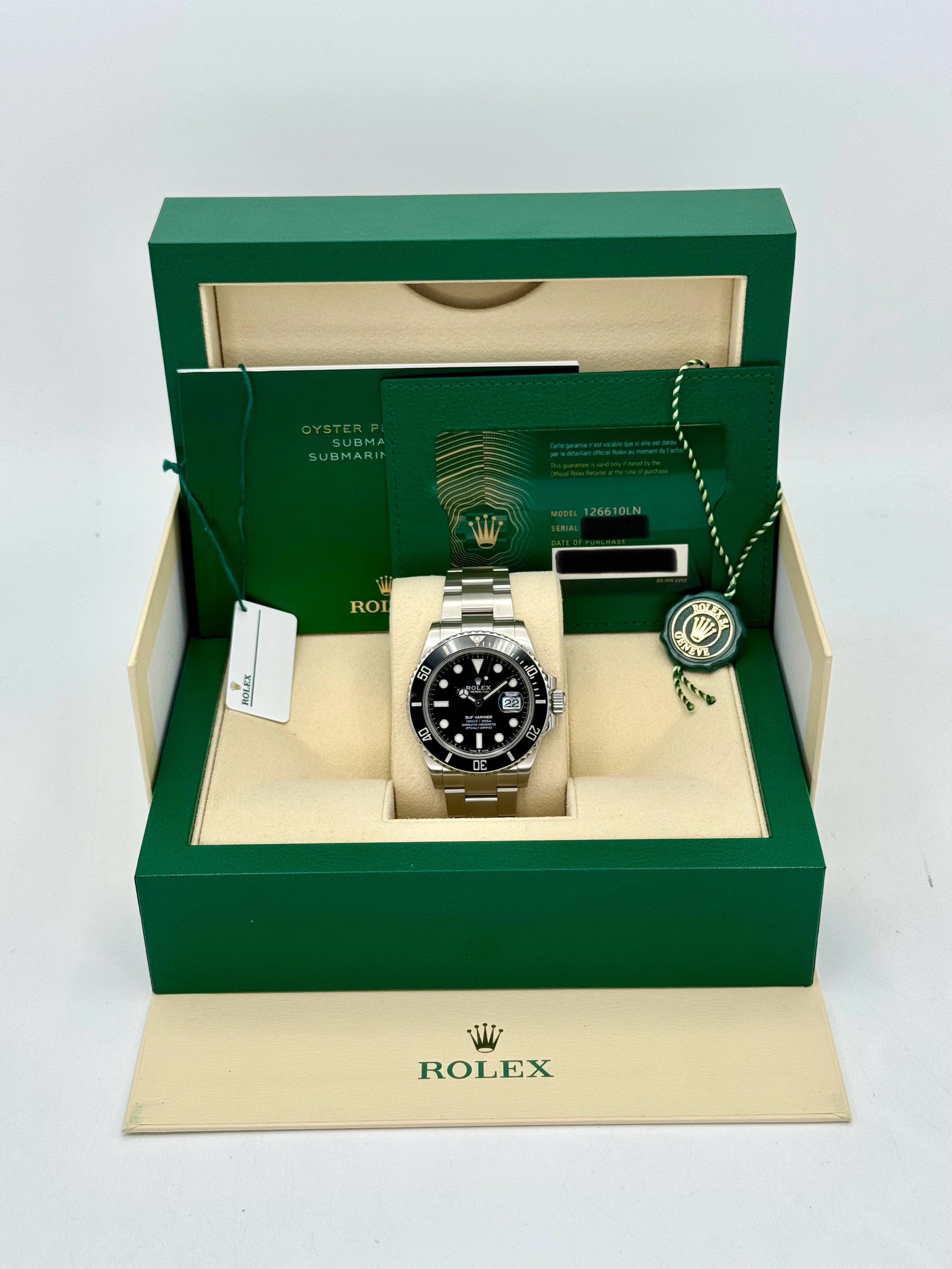 2021 Rolex Submariner 41mm 126610LN Stainless Steel Black Dial - MyWatchLLC