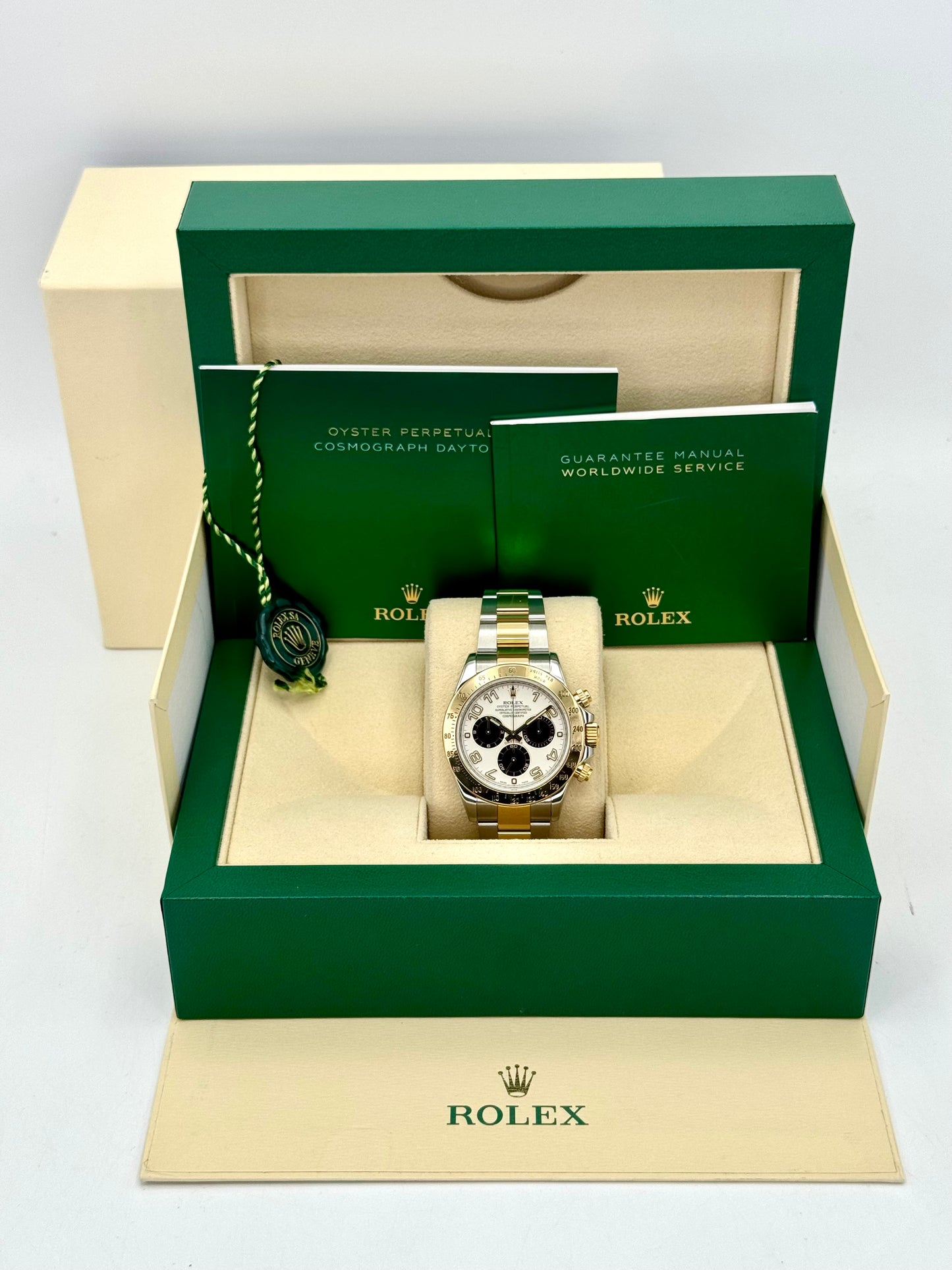2019 Rolex Daytona 40mm 116523 116523 Panda Arabic Racing Dial - MyWatchLLC