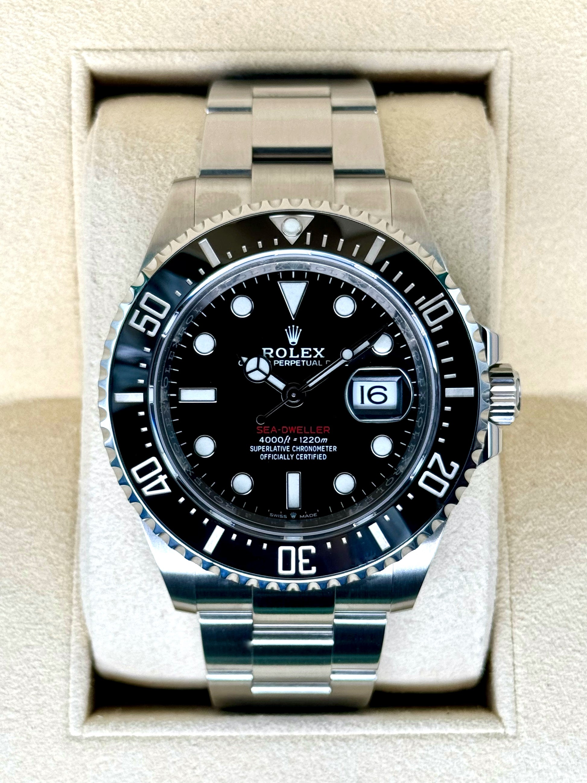 2021 Rolex Sea-Dweller 43mm 126600 Black Dial - MyWatchLLC