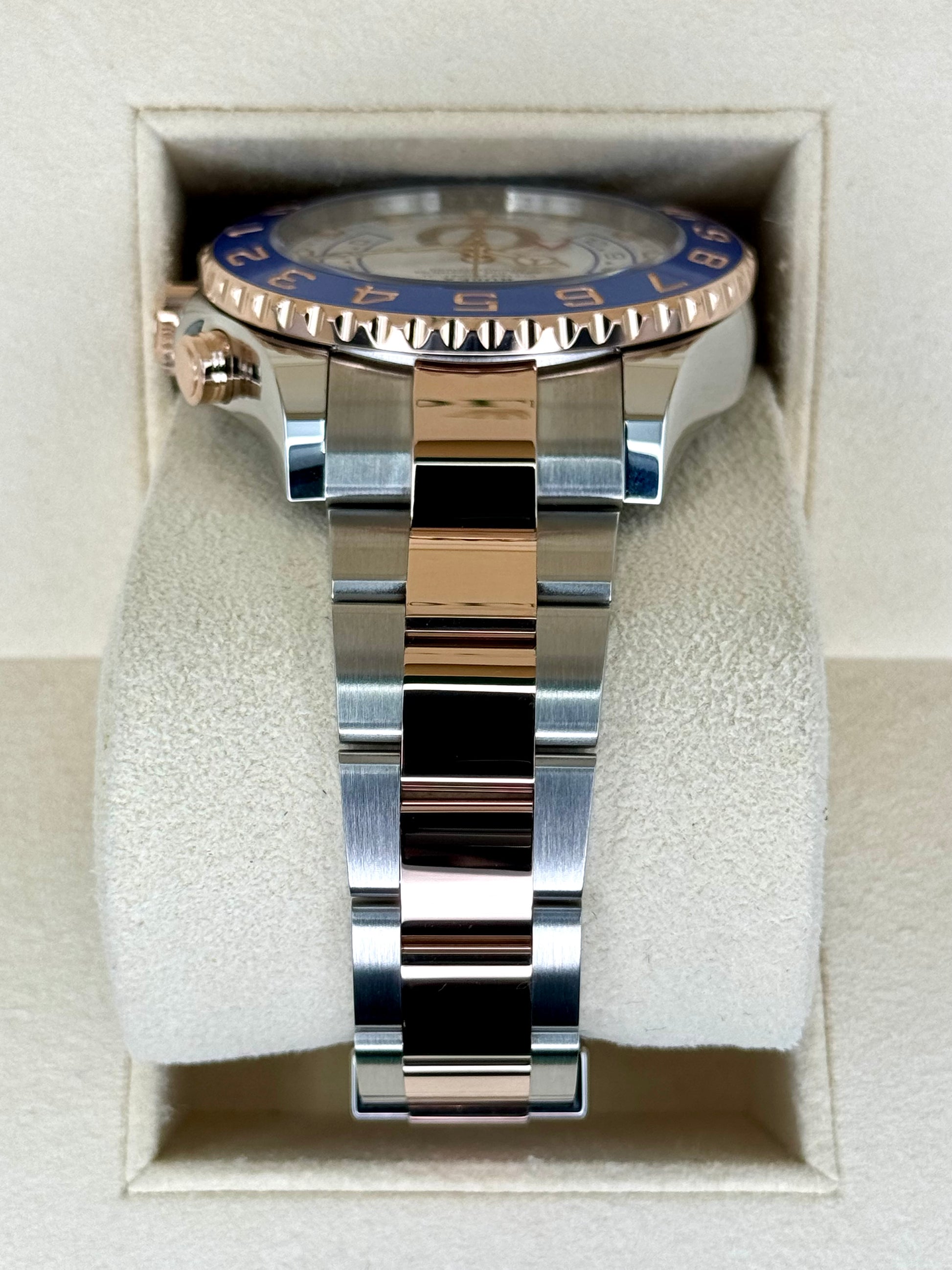 2021 Rolex Yacht-Master II 44mm 116681 Two-Tone White Dial - MyWatchLLC