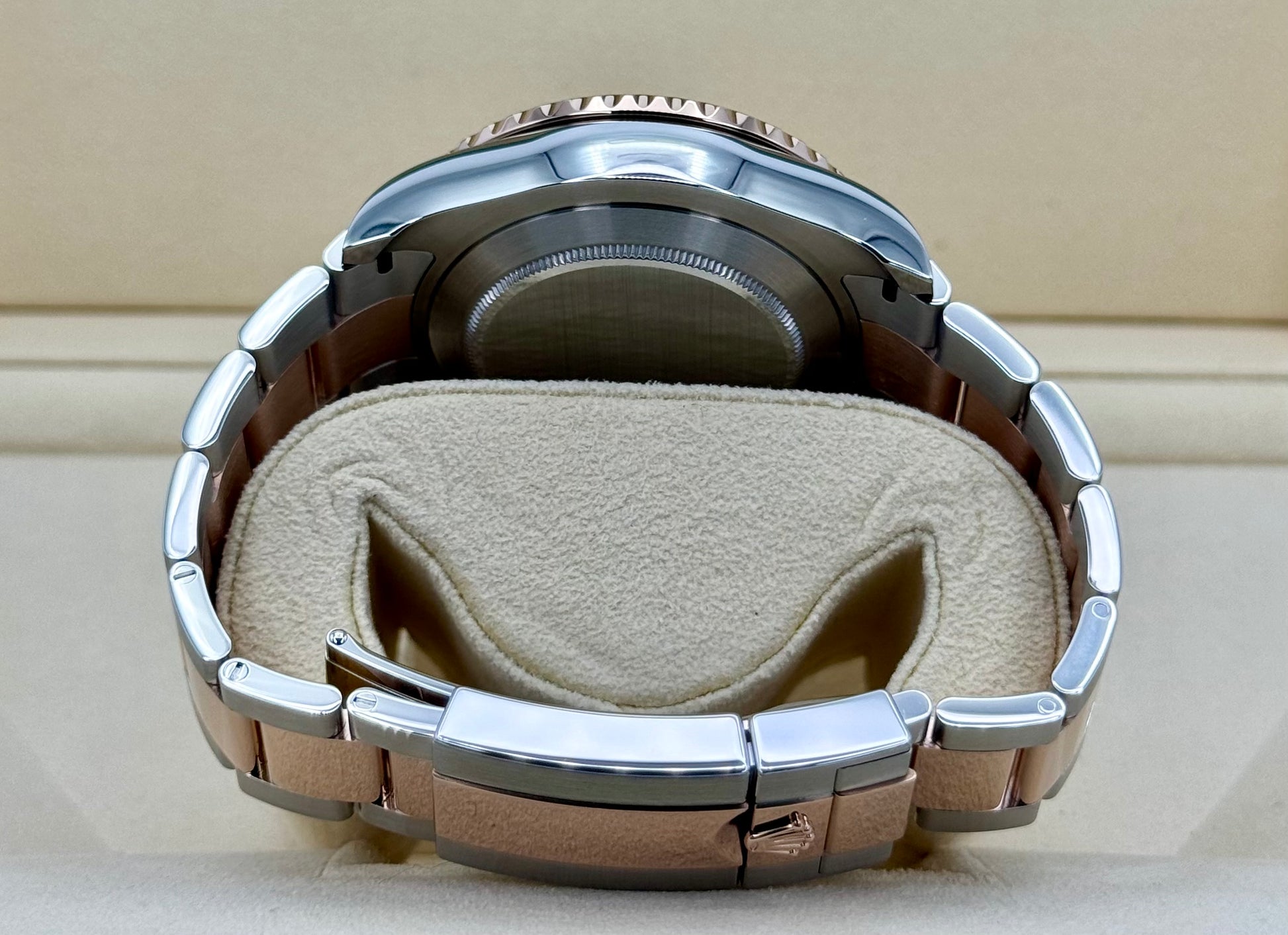 2021 Rolex Yacht-Master II 44mm 116681 Two-Tone White Dial - MyWatchLLC