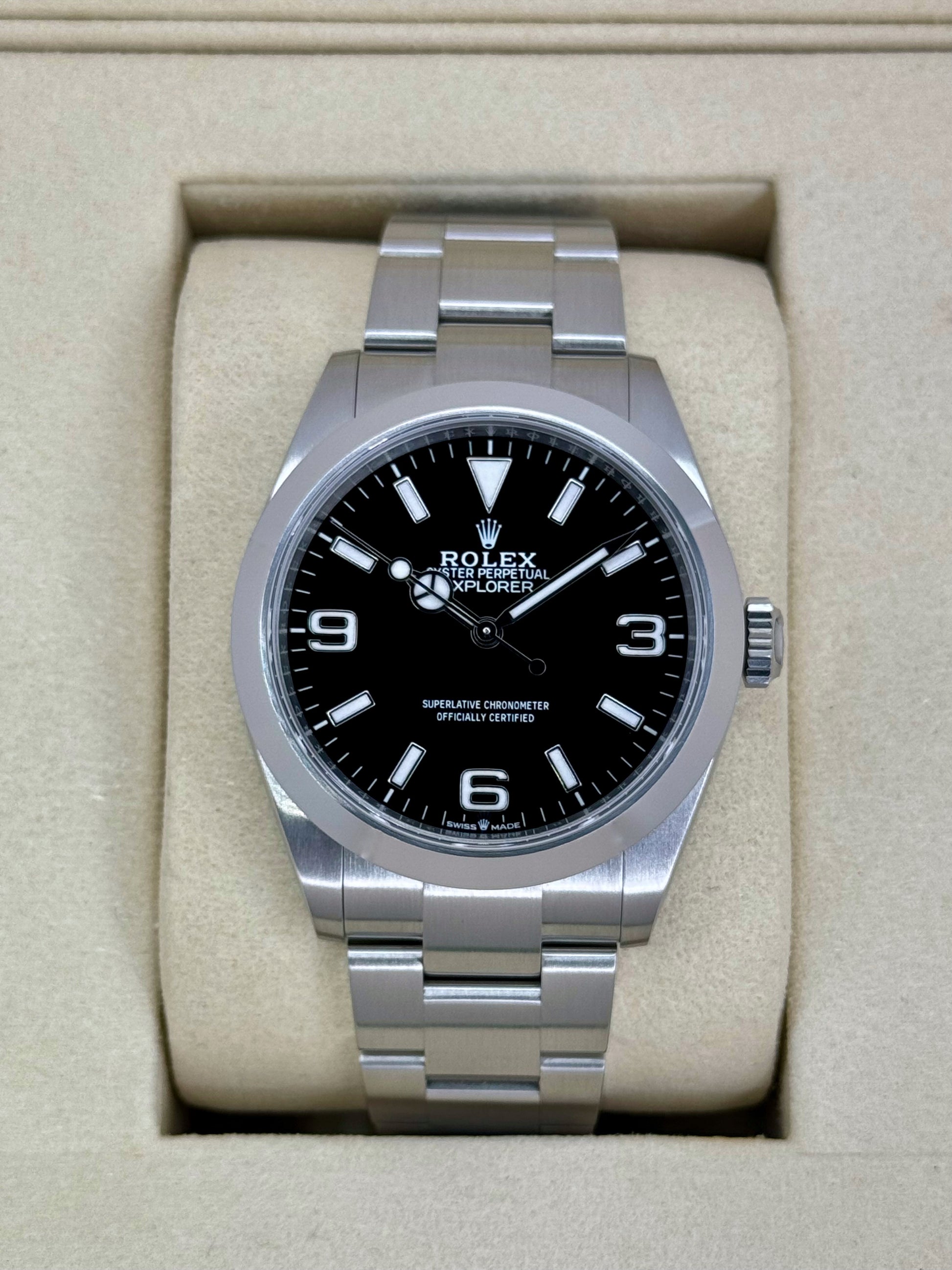 NEW 2025 Rolex Explorer 40mm 224270 Black Dial - MyWatchLLC