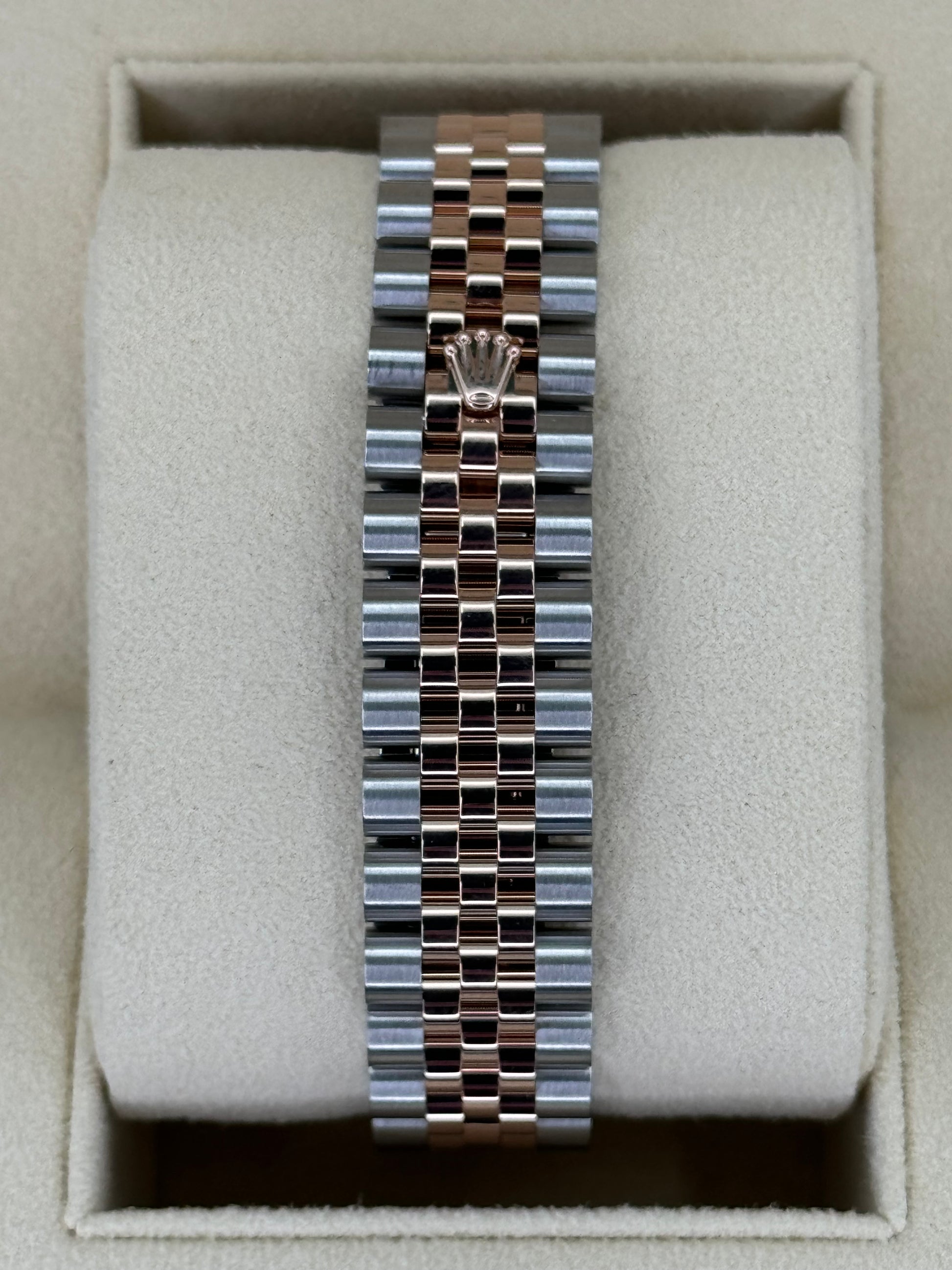 NEW 2023 Datejust 31mm 278381RBR Two-Tone Rose 10 Diamond Dial - MyWatchLLC