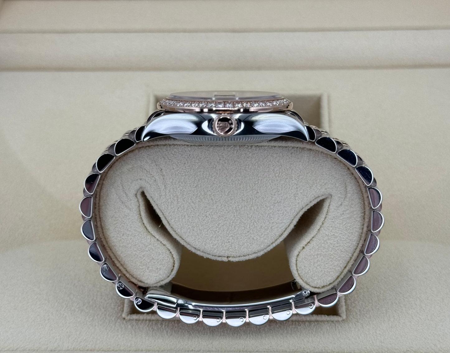 NEW 2023 Datejust 31mm 278381RBR Two-Tone Rose 10 Diamond Dial - MyWatchLLC