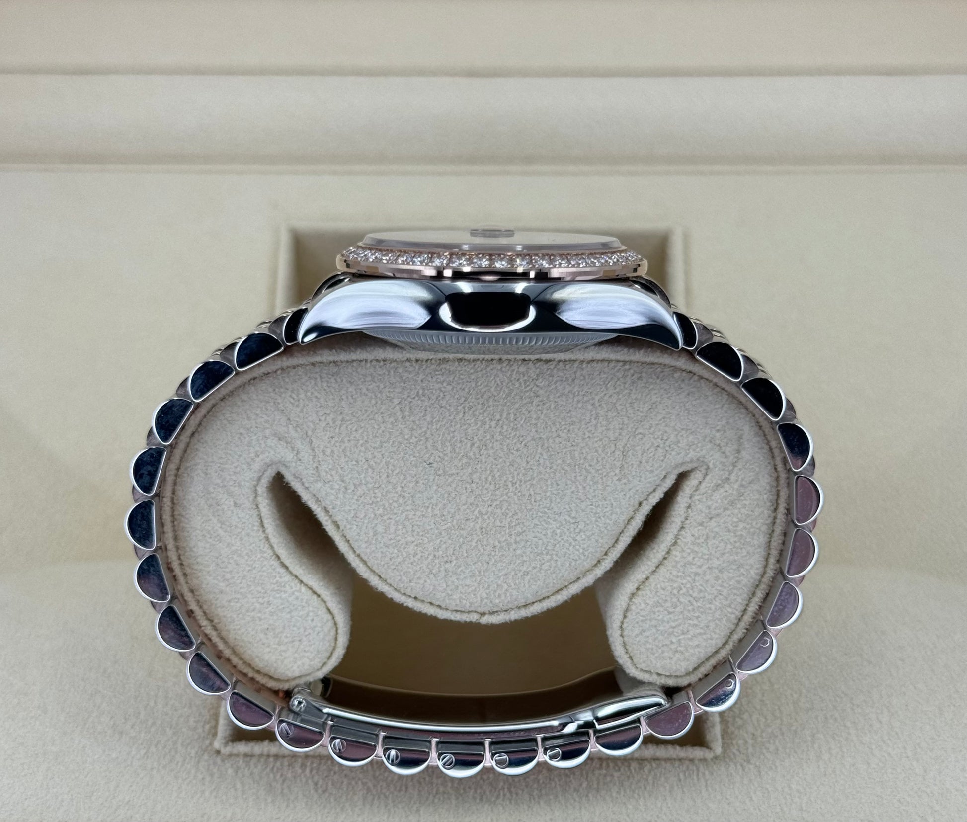 NEW 2023 Datejust 31mm 278381RBR Two-Tone Rose 10 Diamond Dial - MyWatchLLC