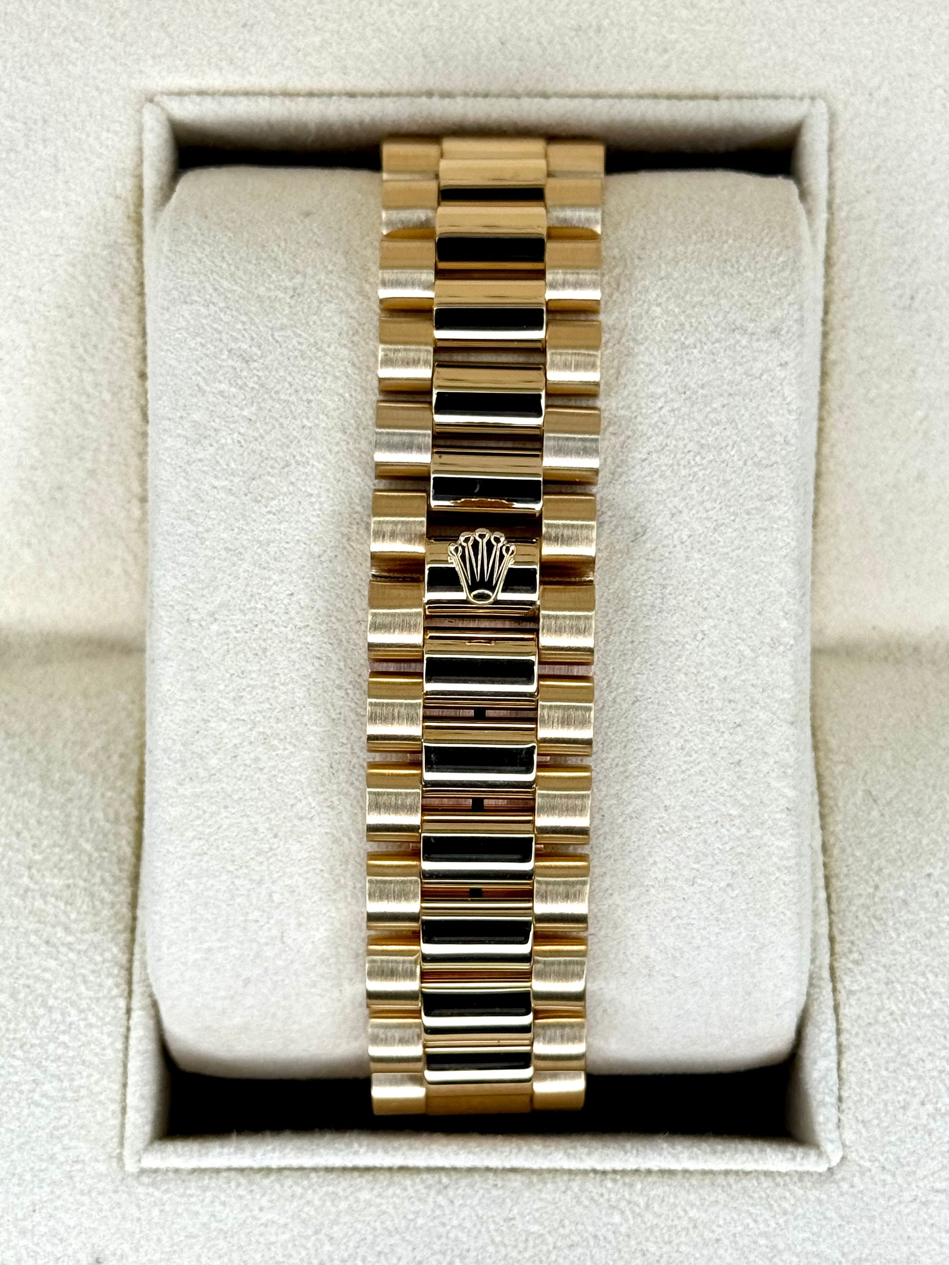 1987 Rolex Day-Date 36mm 18038 Presidential Champagne Diamond Dial - MyWatchLLC