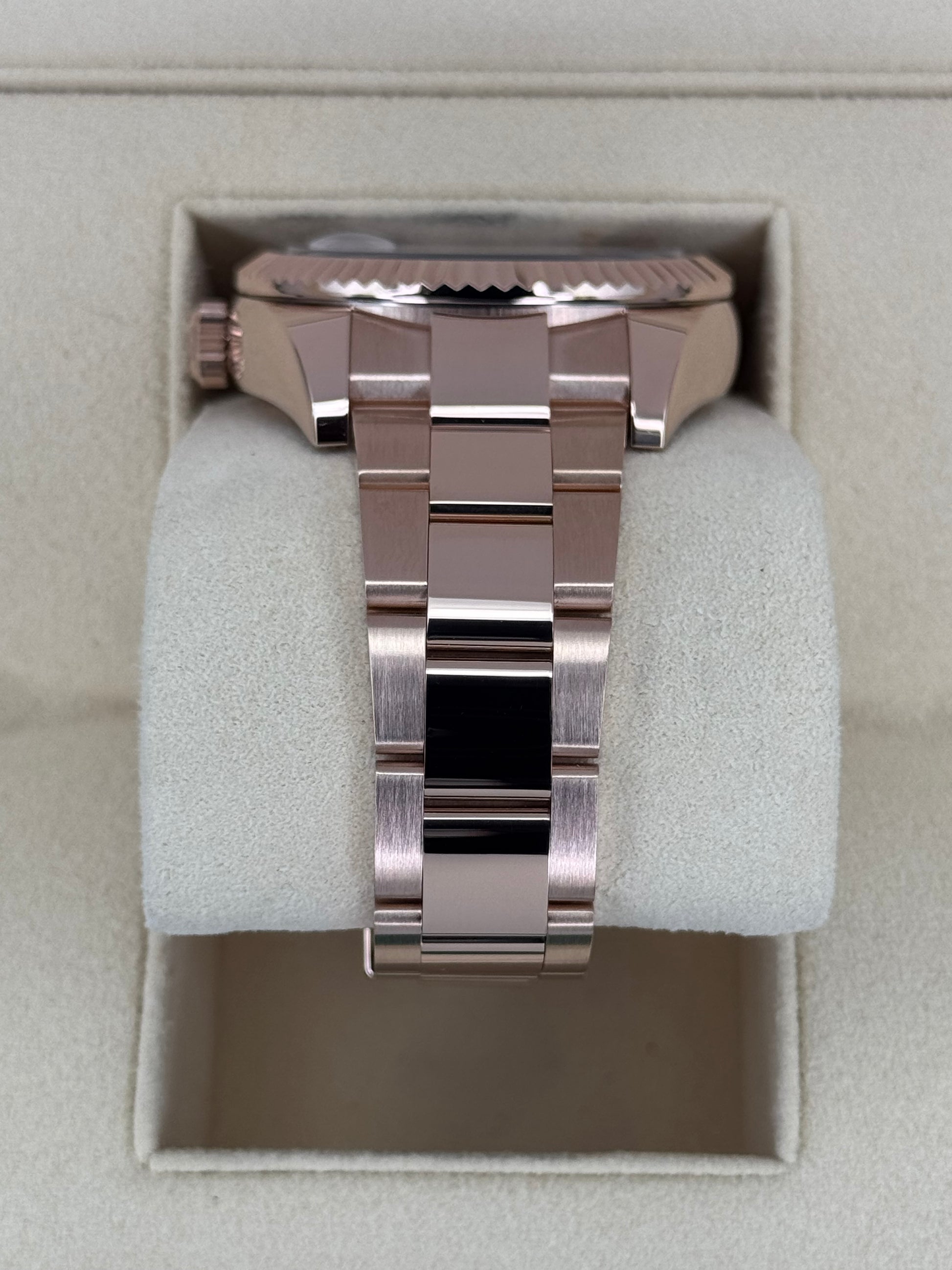 2023 Rolex Sky-Dweller 42mm 326935 Rose Gold White Dial - MyWatchLLC