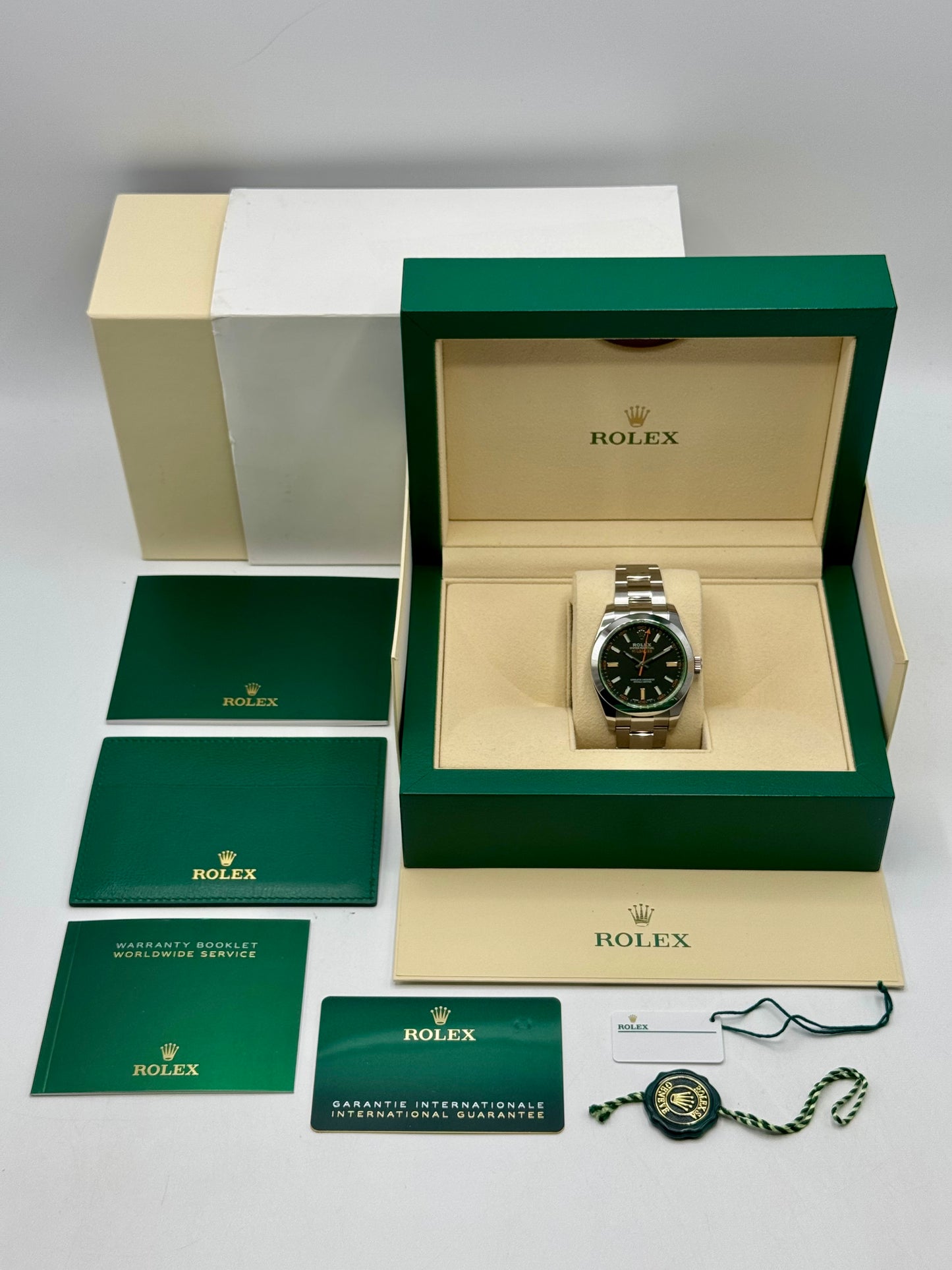 2021 Rolex Milgauss 40mm 116400GV Stainless Steel Black Dial - MyWatchLLC