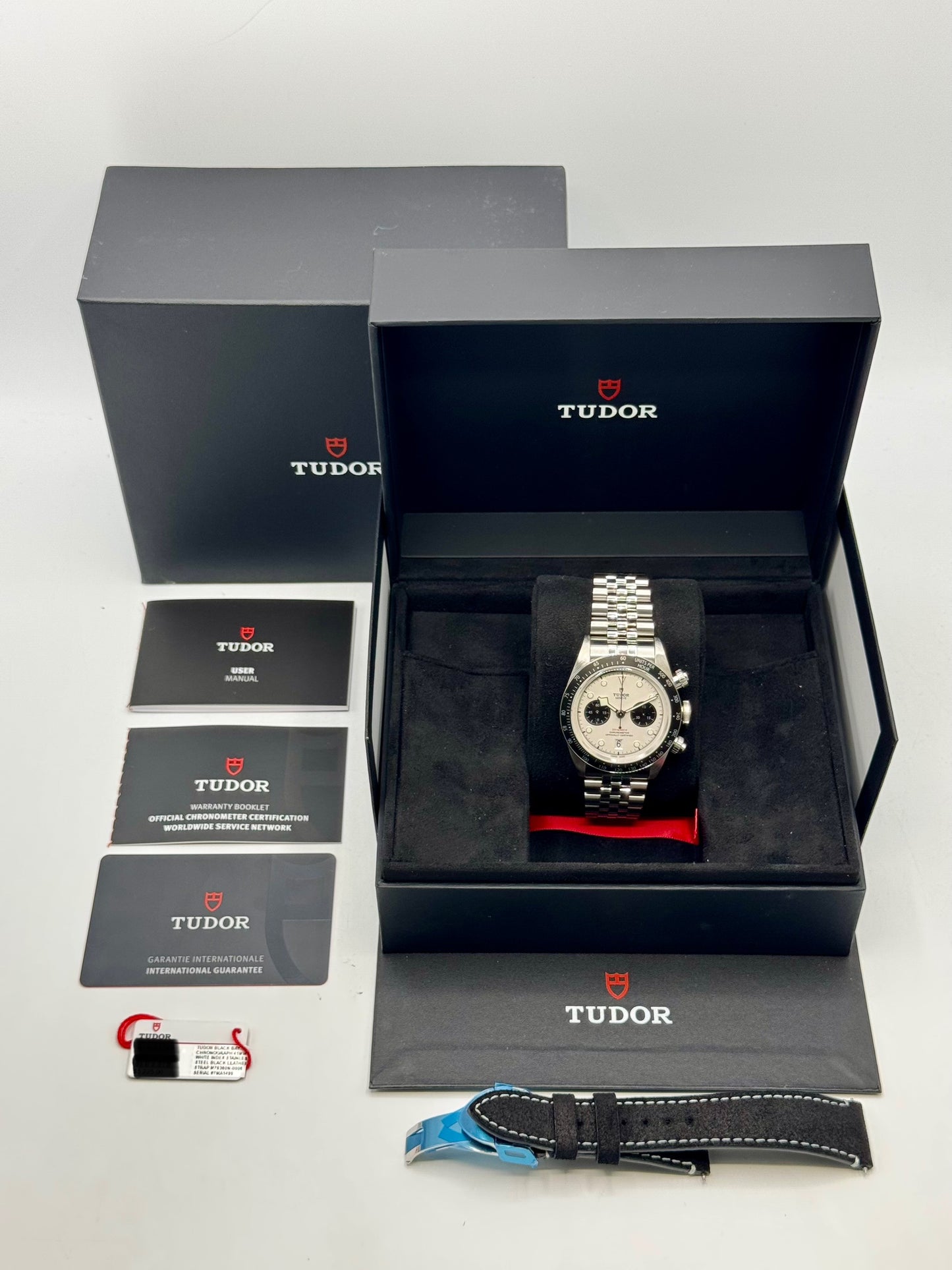 2024 Tudor Black Bay Chrono 41mm 79360N Opaline Panda Dial - MyWatchLLC