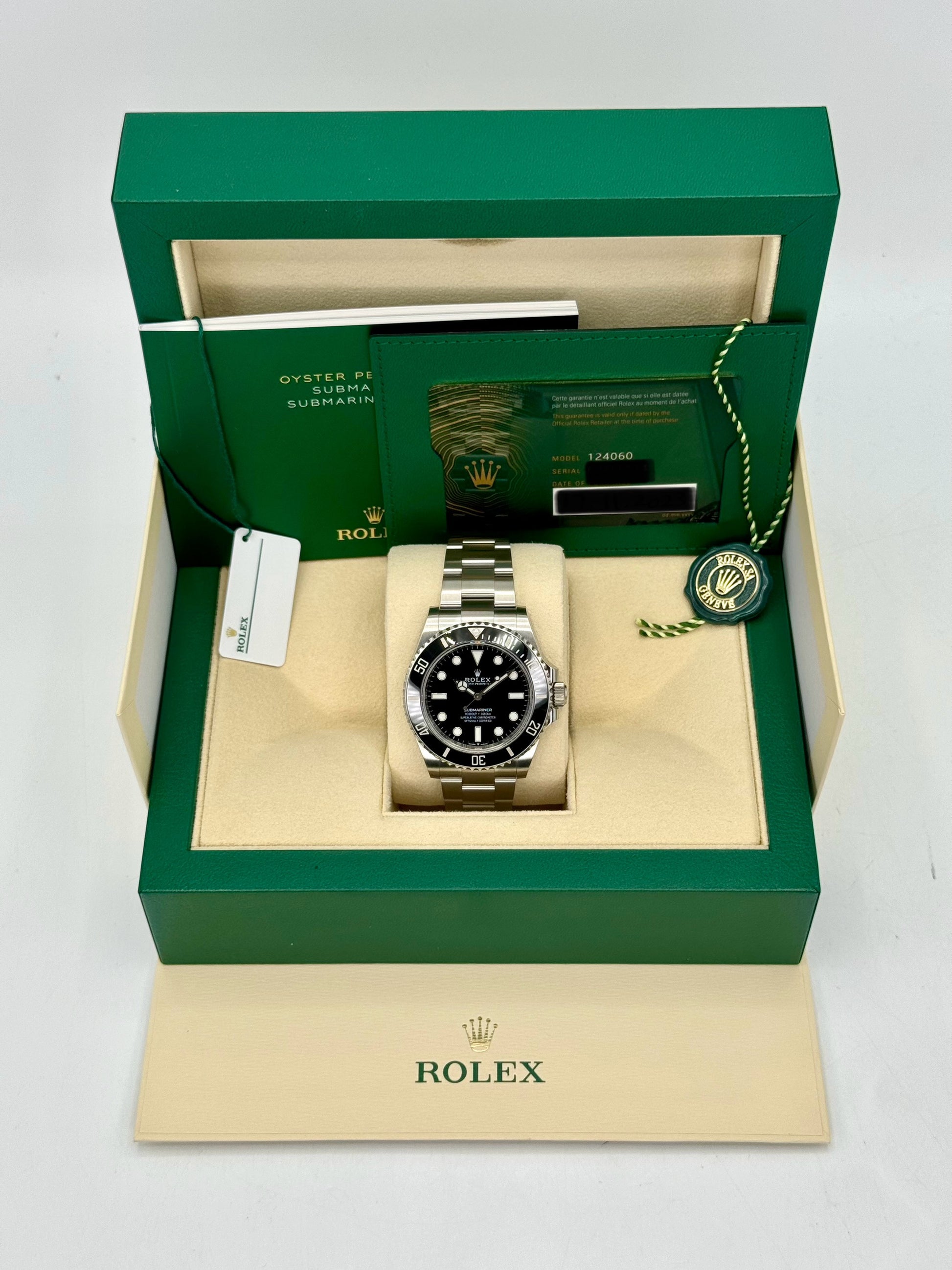 2023 Rolex Submariner 41mm 124060 Stainless Steel Black Dial - MyWatchLLC