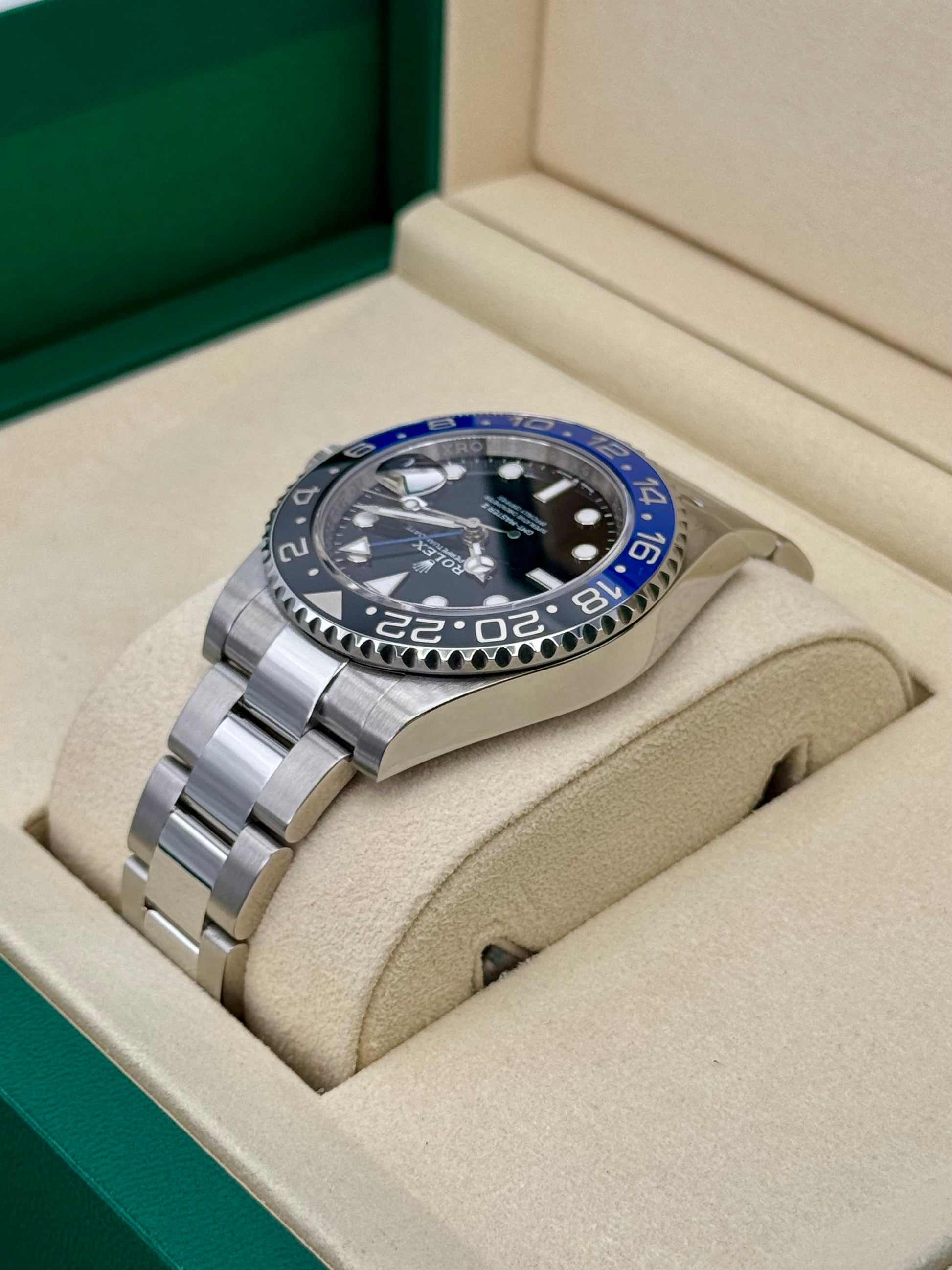 2025 Rolex GMT-Master II "Batman" 40mm 126710BLNR Oyster - MyWatchLLC