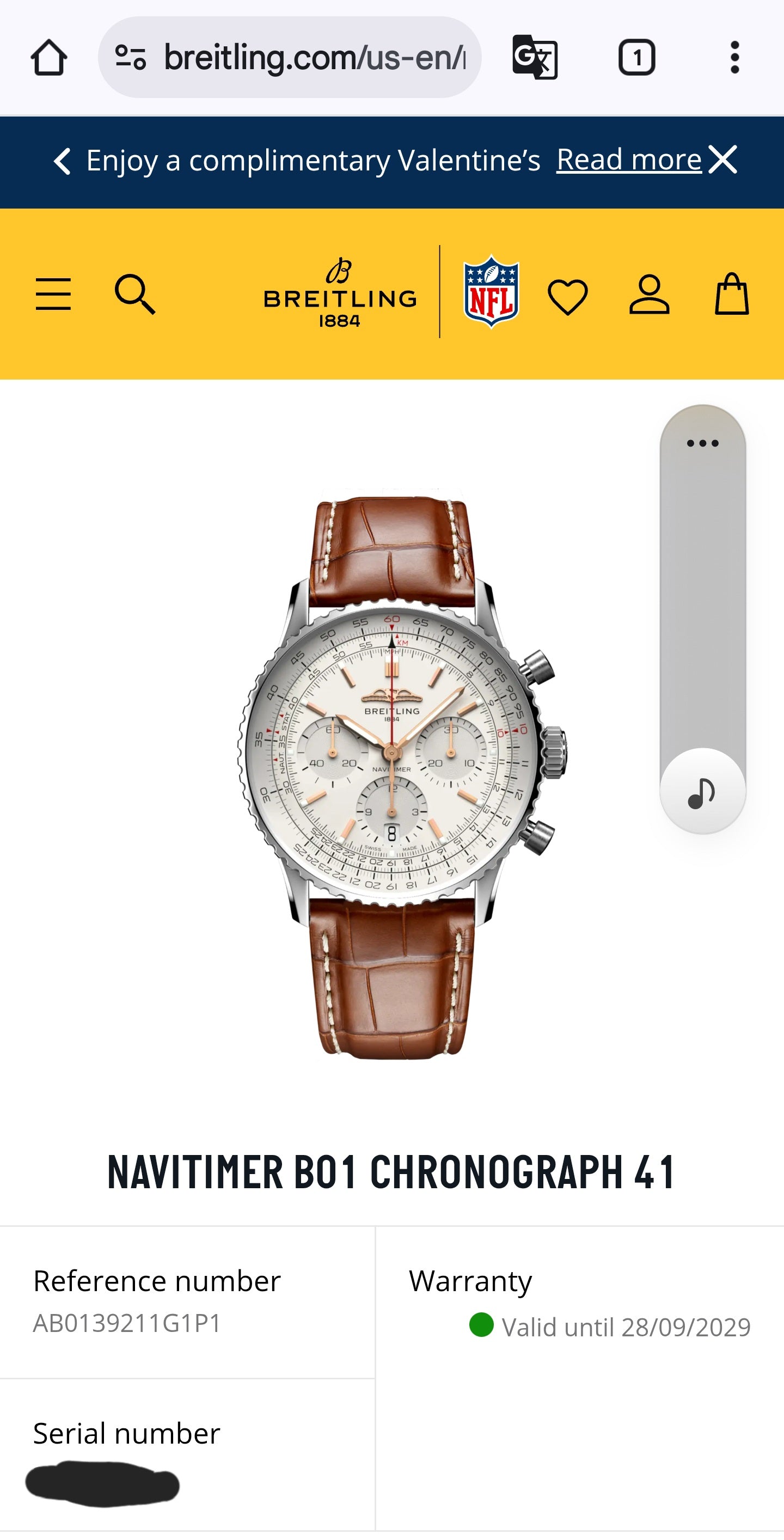 2024 Breitling Navitimer Chronograph B01 41mm AB0139 Stainless Steel Silver Dial - MyWatchLLC