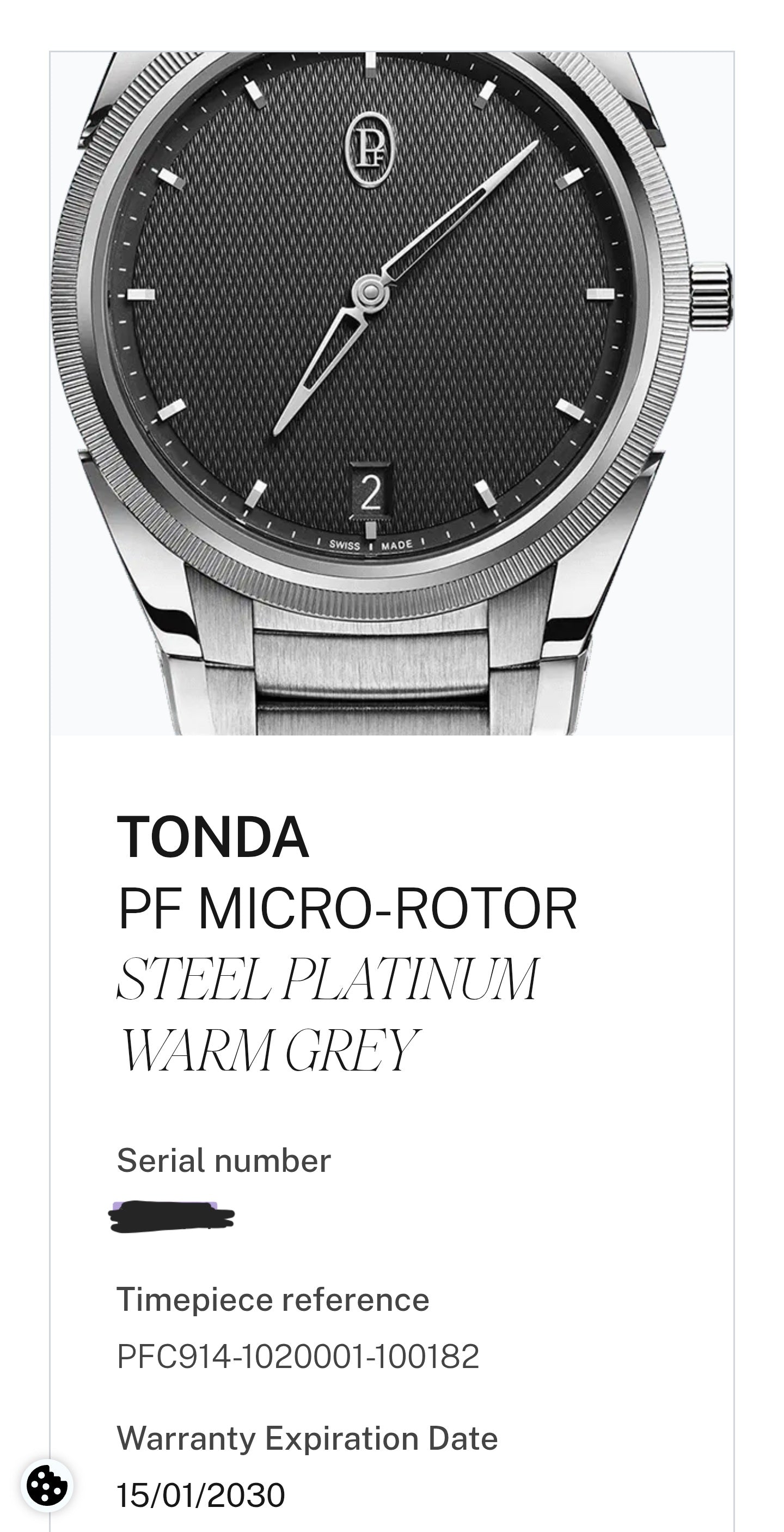 2025 Parmigiani Fleurier Tonda Pf Micro 40mm PFC914 Stainless Steel Grey Dial - MyWatchLLC