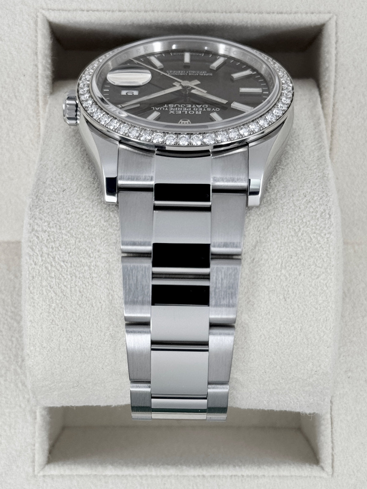 2022 Rolex Datejust 36mm 126284RBR Stainless Steel Oyster Black Dial - MyWatchLLC