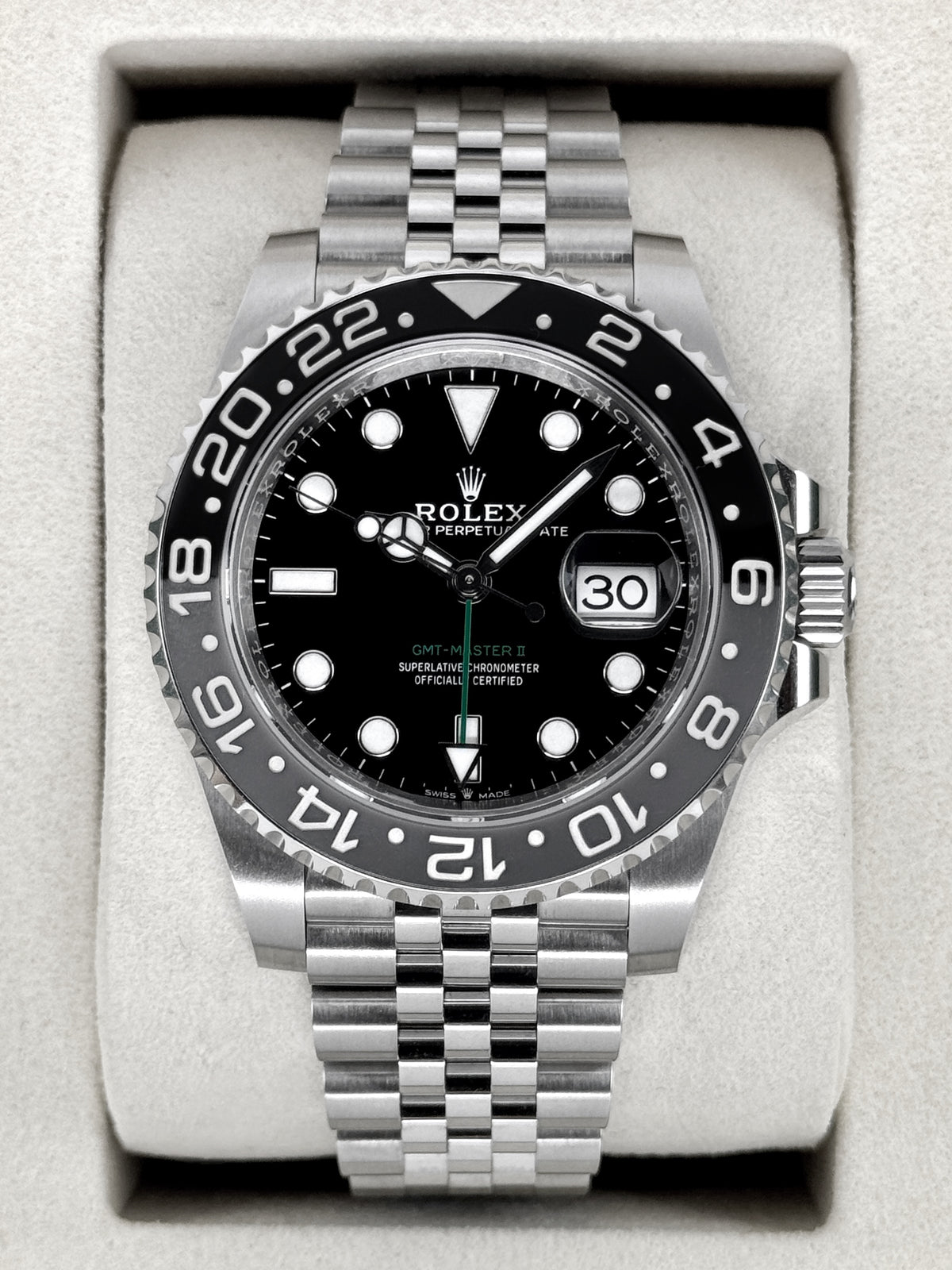 NEW 2026 Rolex GMT-Master II Bruce Wayne 40mm 126710GRNR Jubilee - MyWatchLLC