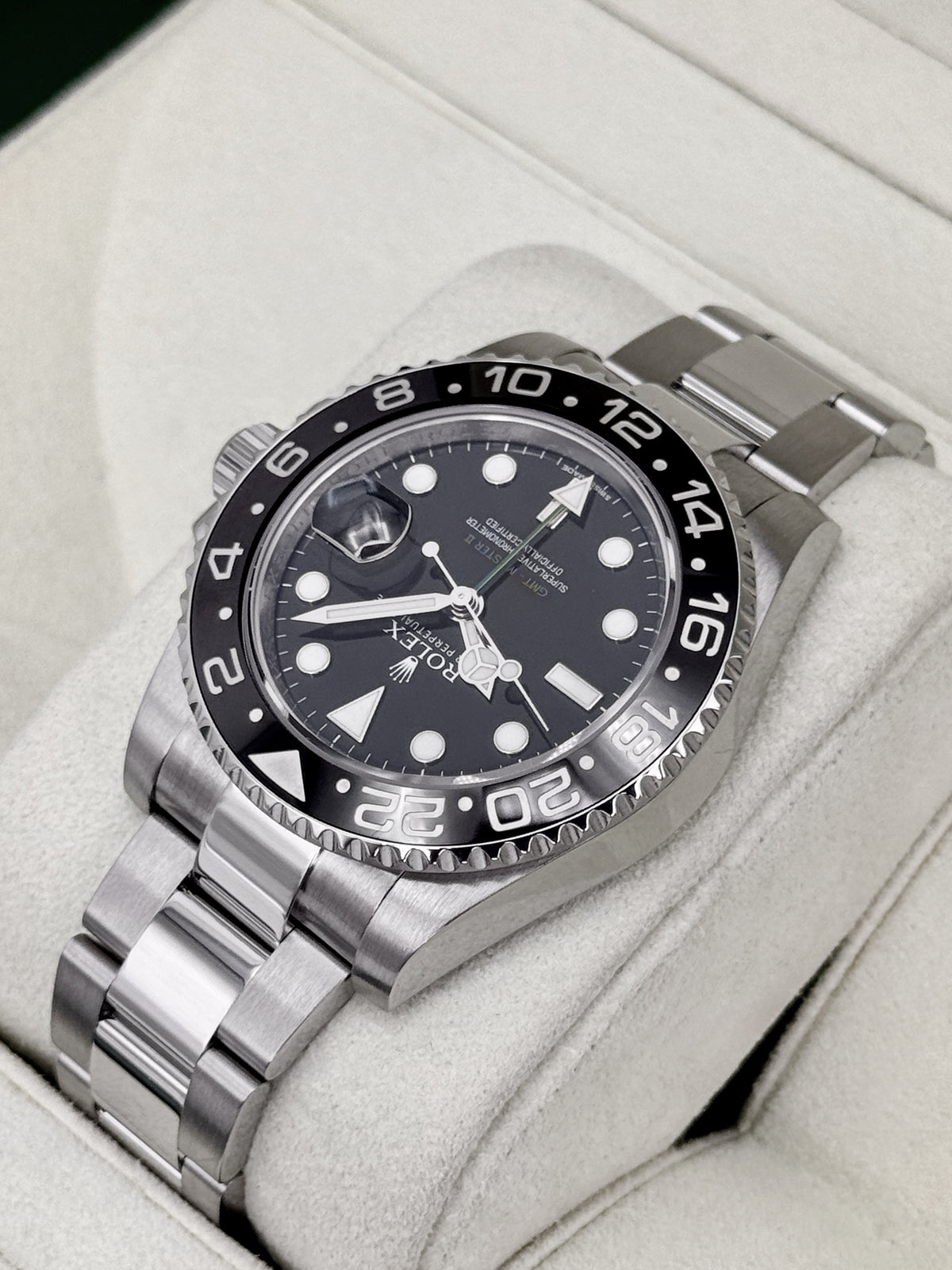 2012 Rolex GMT-Master II 40mm 116710LN Stainless Steel Black Dial - MyWatchLLC