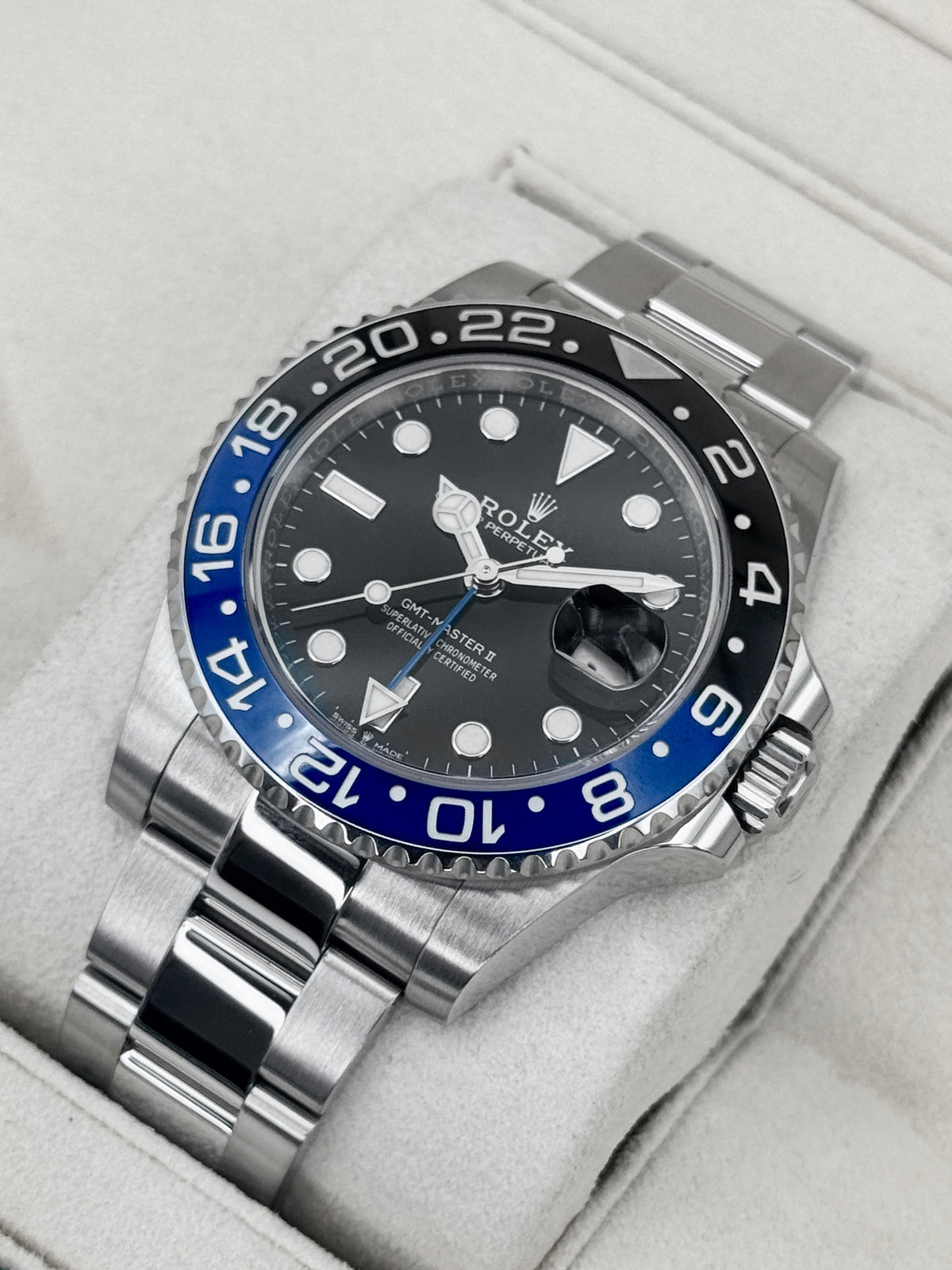 2023 Rolex GMT-Master II Batman 40mm 126710BLNR Oyster - MyWatchLLC